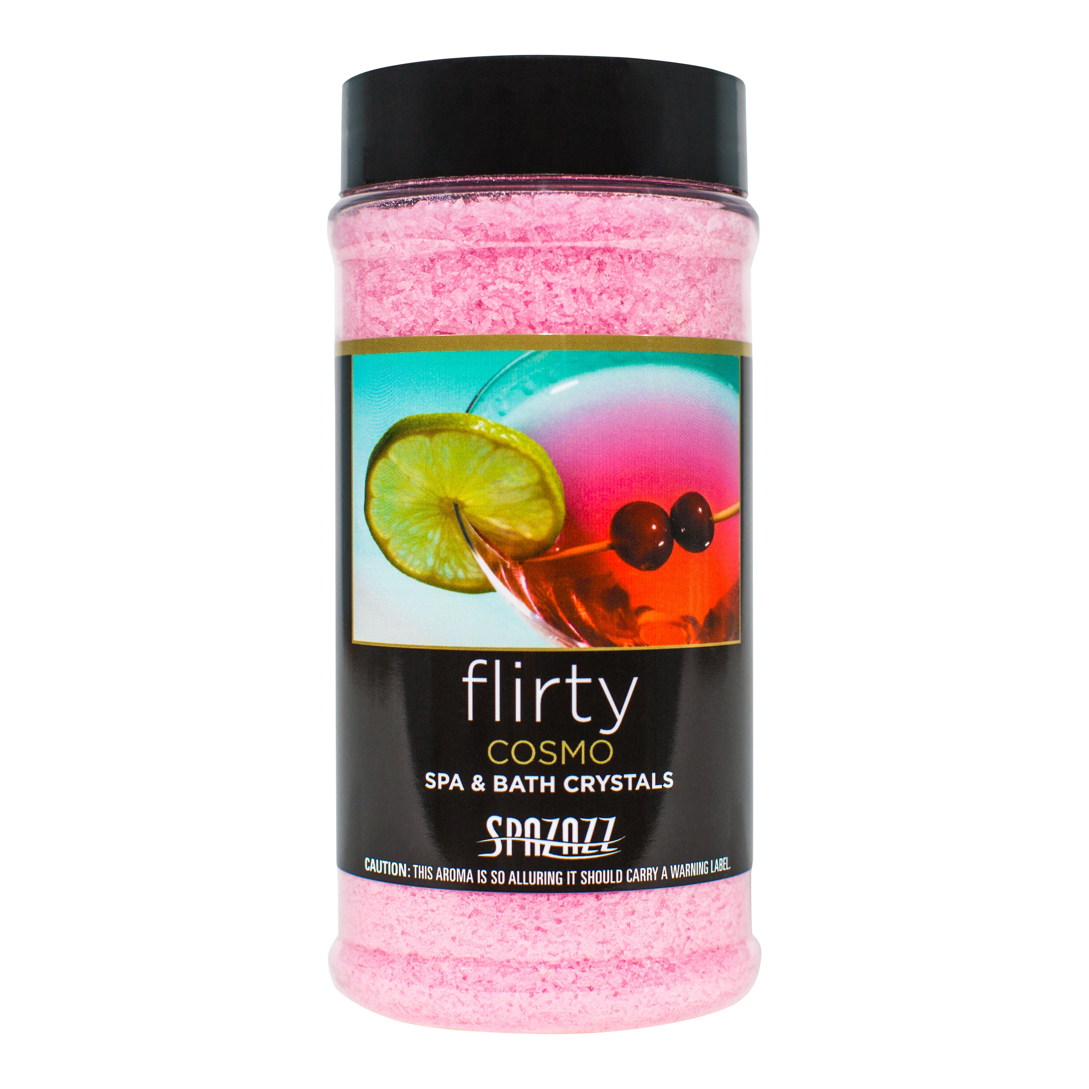 Spazazz Flirty Cosmo Crystals for Mood Enhancement and Relaxation