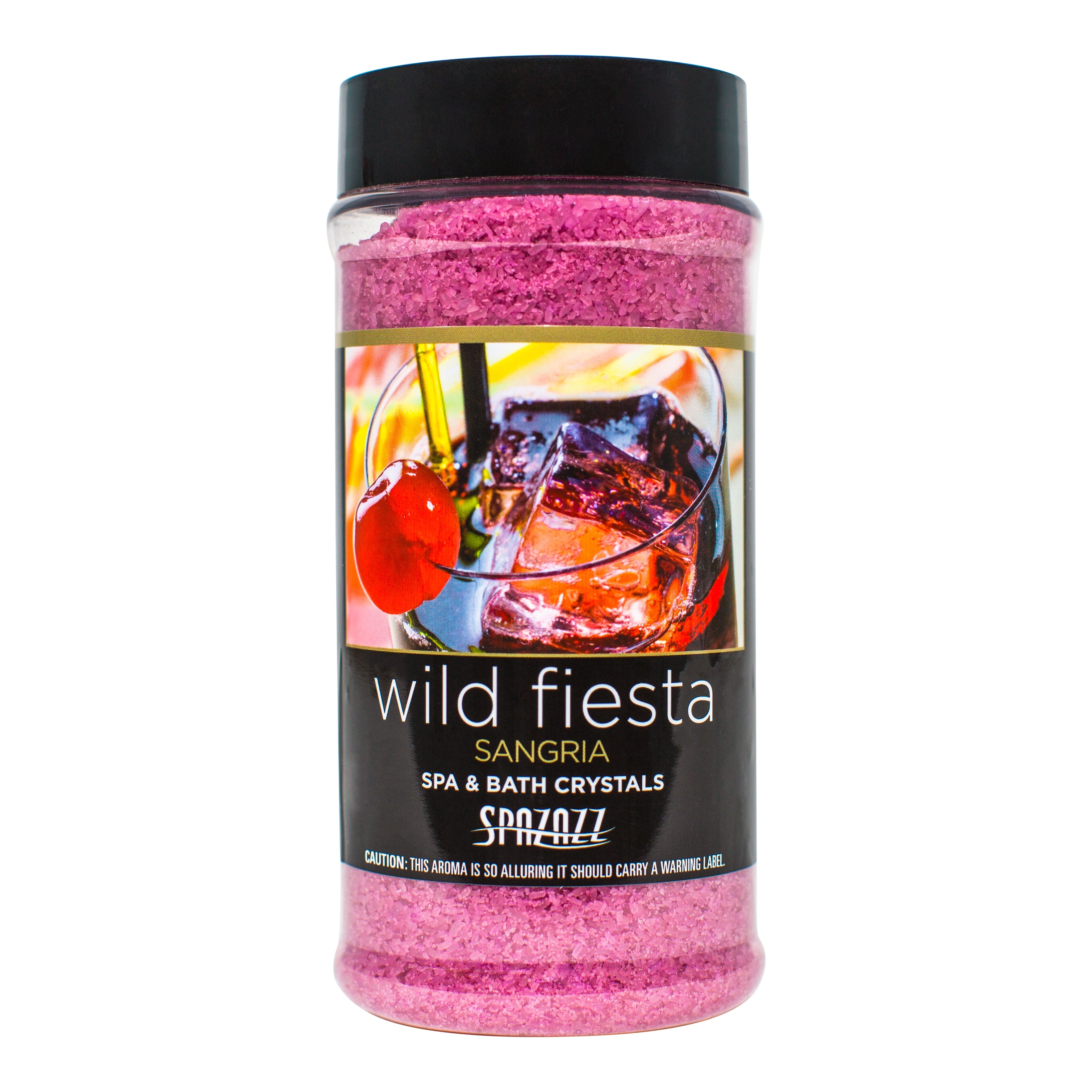 Spazazz Sangria Wild Fiesta Crystals for Stress Relief and Relaxation