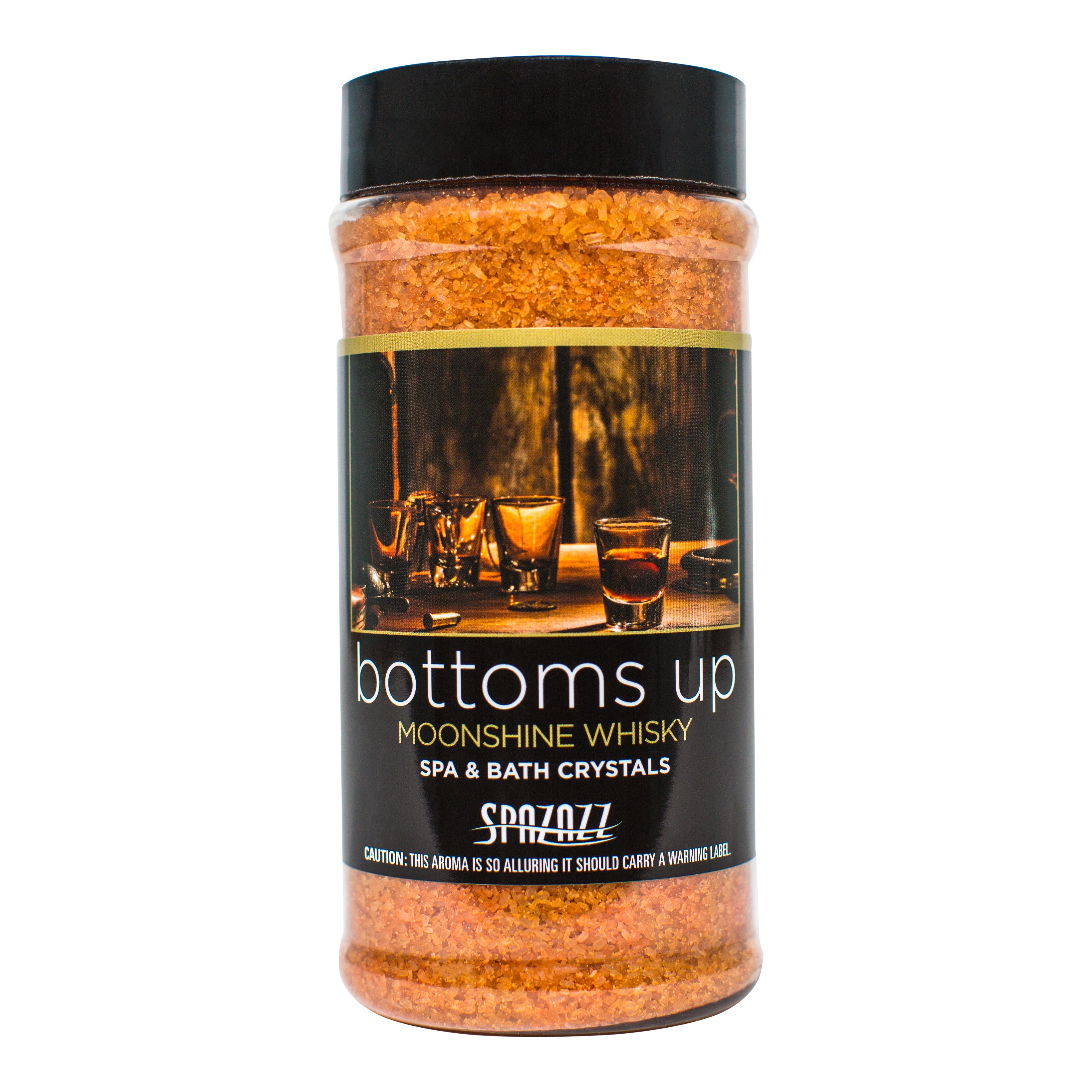 Spazazz Moonshine Whisky Bottoms Up Crystals Natural Relaxation Blend