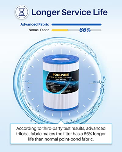 POOLPURE PDM28 Spa Filter Replaces Aquarest Dream Maker 461273 Hot Tub Filter, 1 Pack|B08PZBX5XK