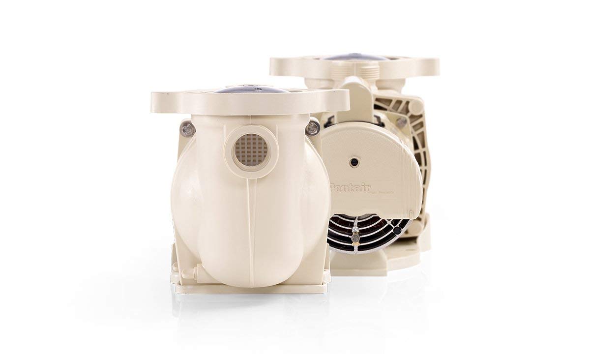 Pentair 340038 Stainless Steel SuperFlo Single-Speed Almod Pool Pump, 1-Horsepower 115/230-Volt Single-Phase