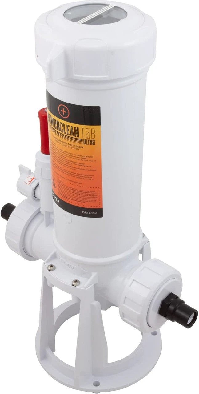 Powerclean Tab Ultra Off-Line Chlorinator with 1.5"-2" Clamp Size, Clear Glass Lid, 25280-300-000 by Custom Molded Products (CMP)