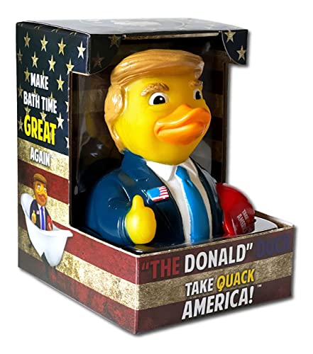 CelebriDucks - The Donald Trump Duck - Floating Rubber Ducks - Collectible Bath Toy Gift for Kids & Adults of All Ages|B01LJYL2MU