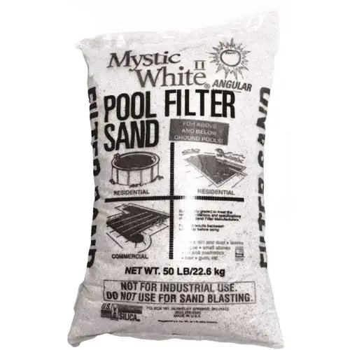 Mystic White AAA-06-209 50 lbs. Sand Bag by Duckies Pool Supply