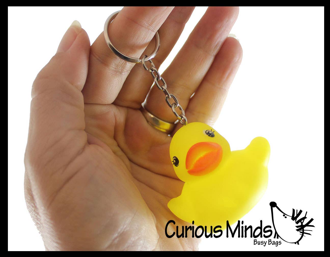 Mini Rubber Ducky Keychain