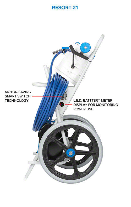 Hammerhead Resort Pool Vacuum 21 Inch Head 40 Foot Cord