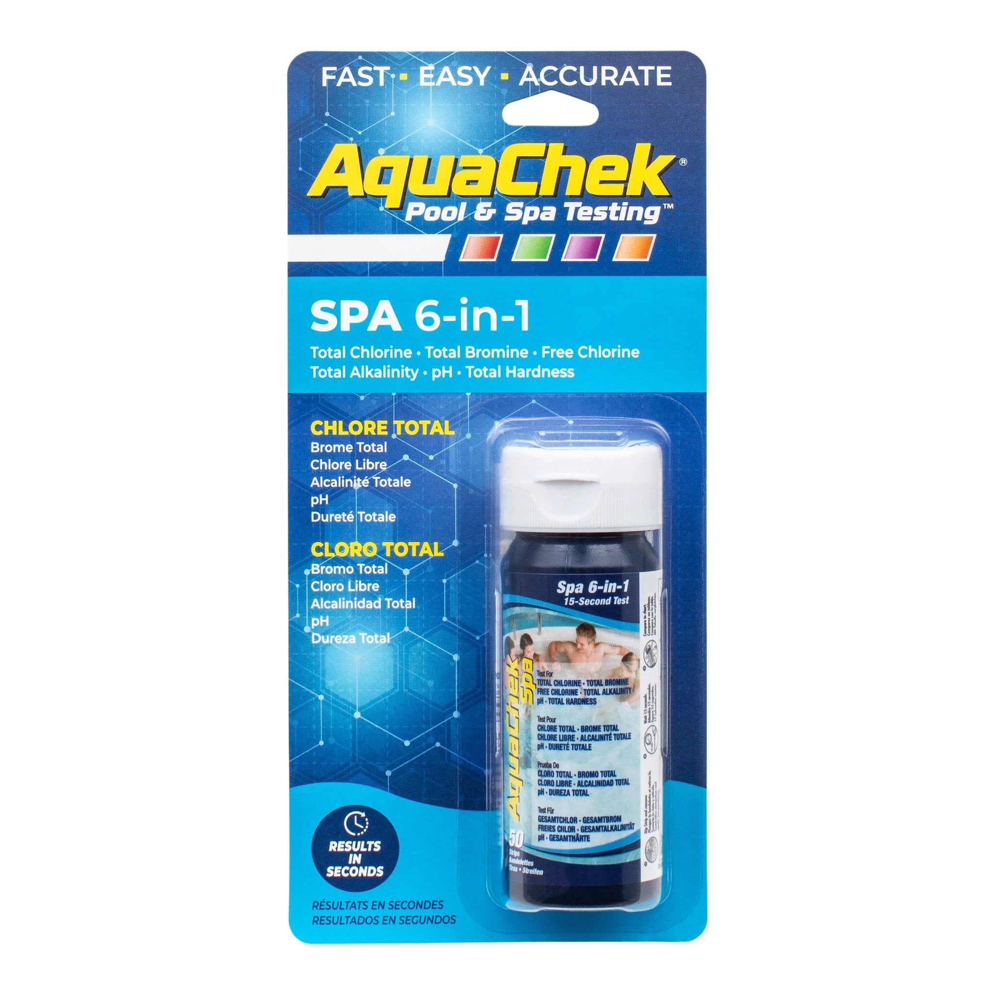 AquaChek Spa 6-In-1 Test Strips by AquaChek