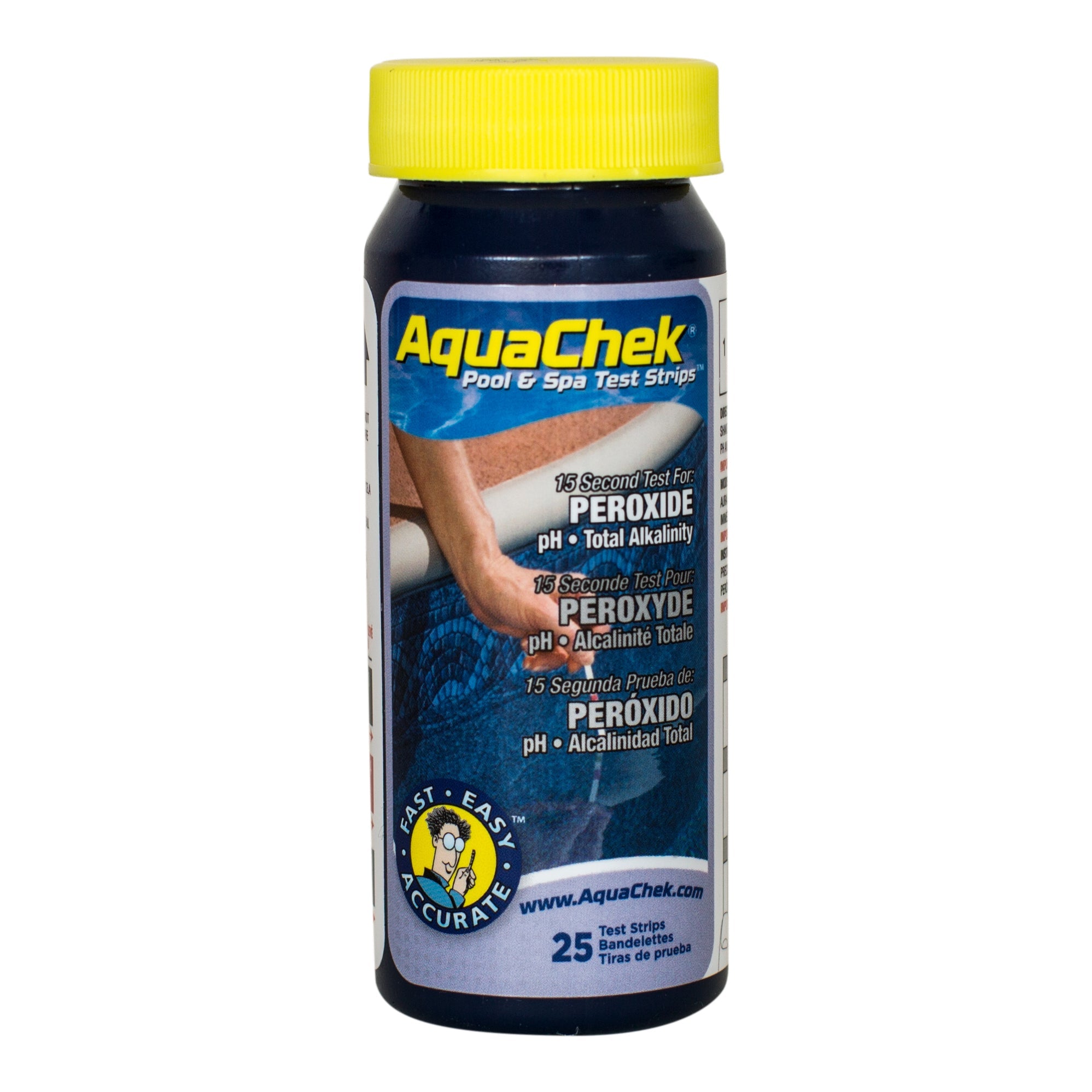 AquaChek Peroxide Test Strips for Quick Pool Water Testing in 15 Seconds
