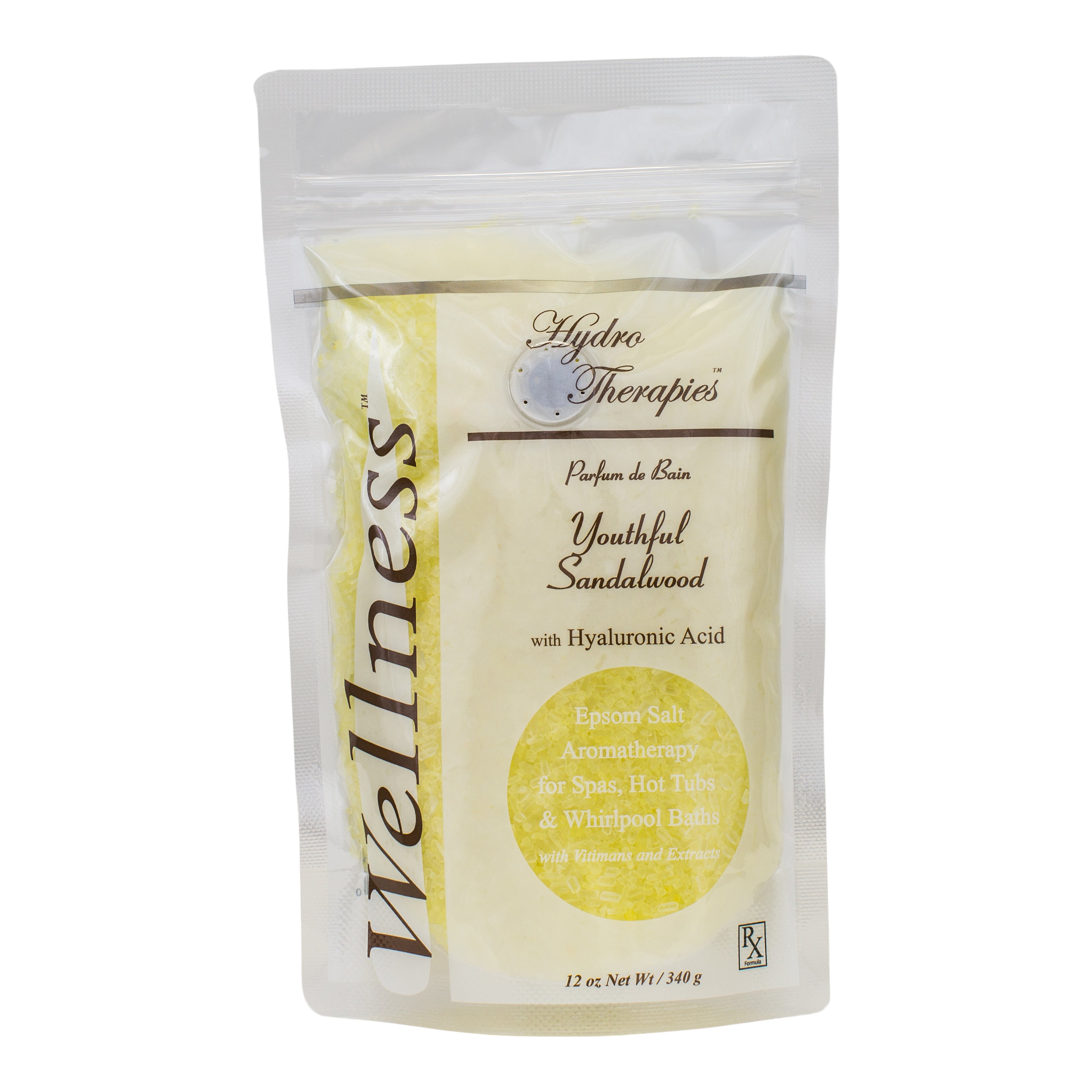 InSPAration Wellness Youthful Sandalwood Aromatherapy Crystals for Spa Relaxation