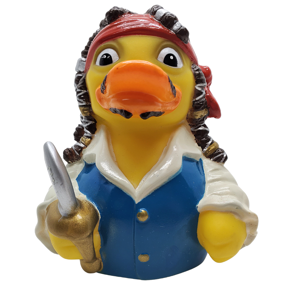 Captain Quack Mallard Pirate of the Quackibeean CelebriDucks Rubber Duck