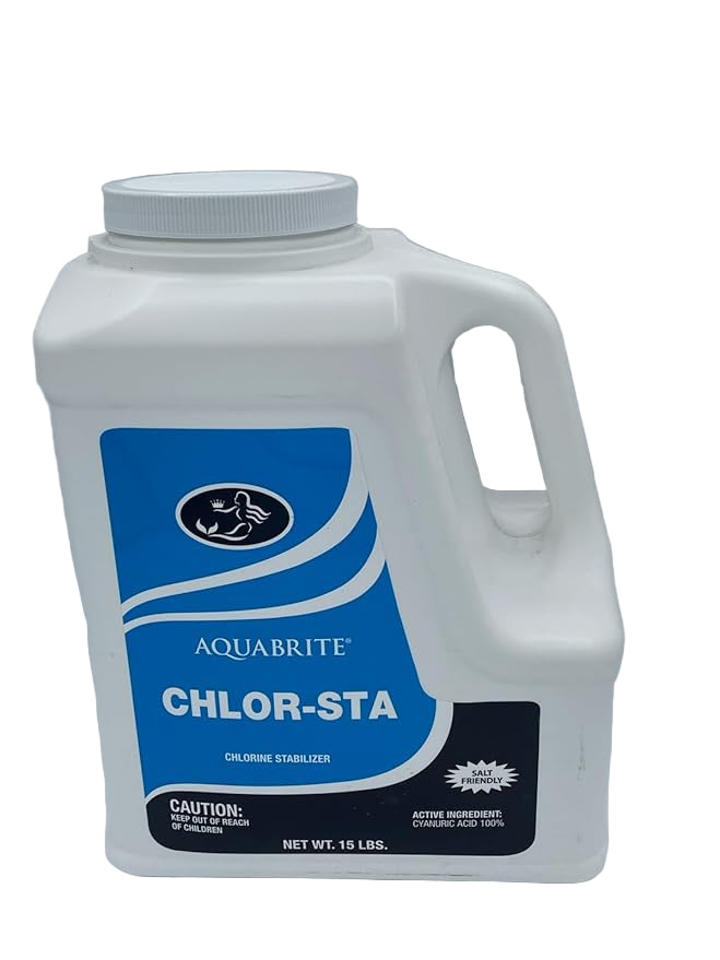 AquaBrite Cyanuric Acid 5 Lb Pouch 8 Case For Pools