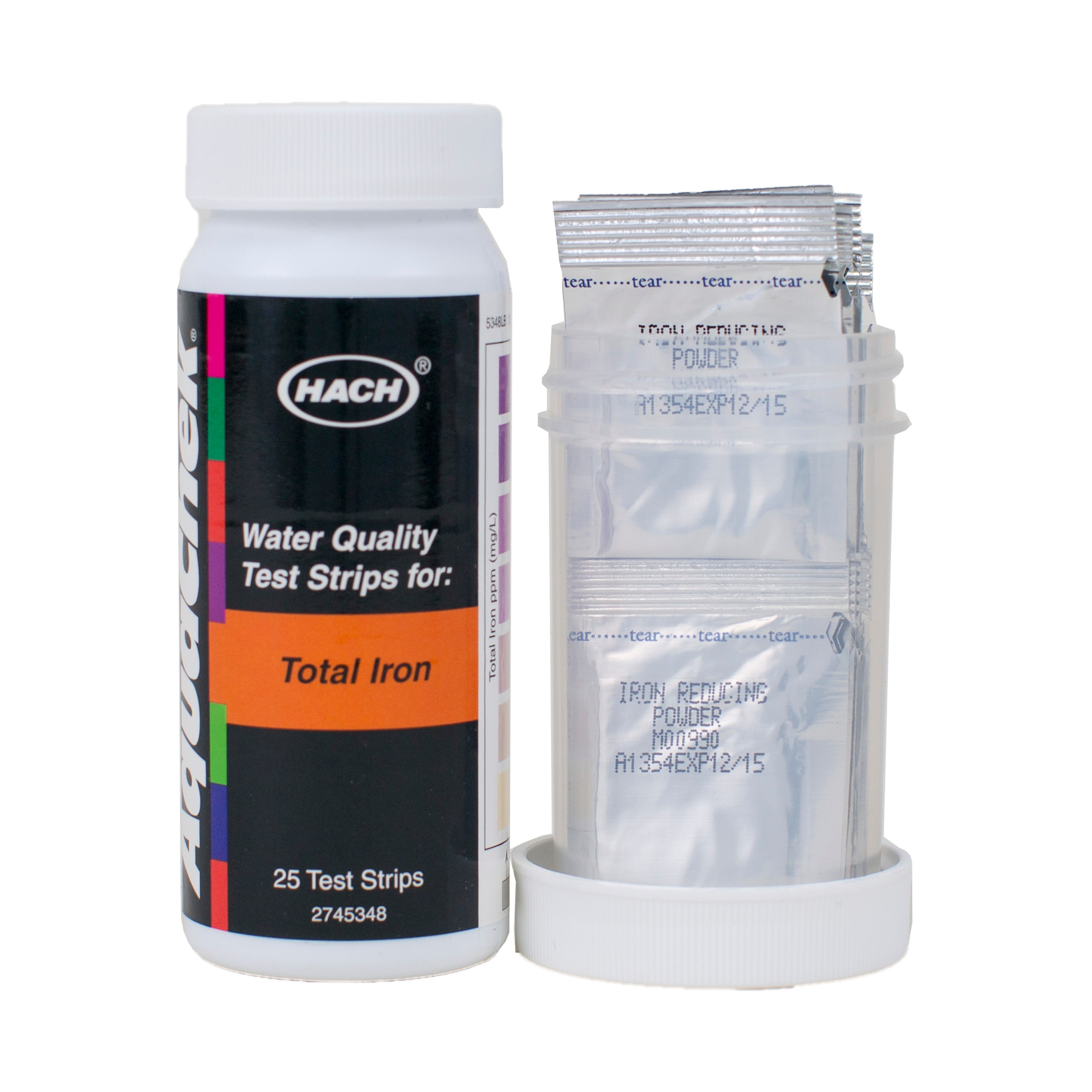 AquaChek Total Iron Test Strips for Pool Water Testing and Stain Prevention