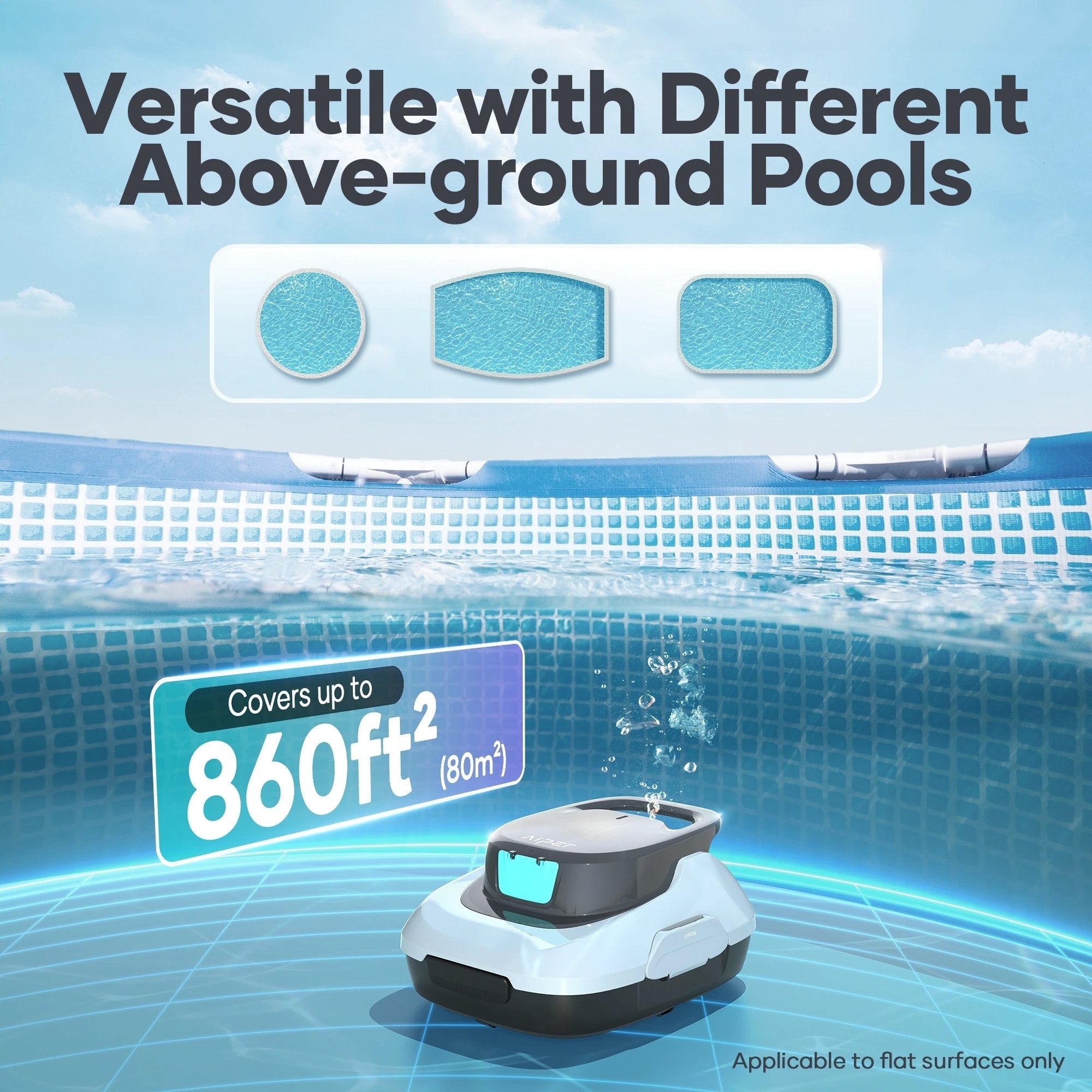 Aiper Scuba 800 Cordless 3.5-in Robotic Pool Vacuum by Duckies Pool Supply