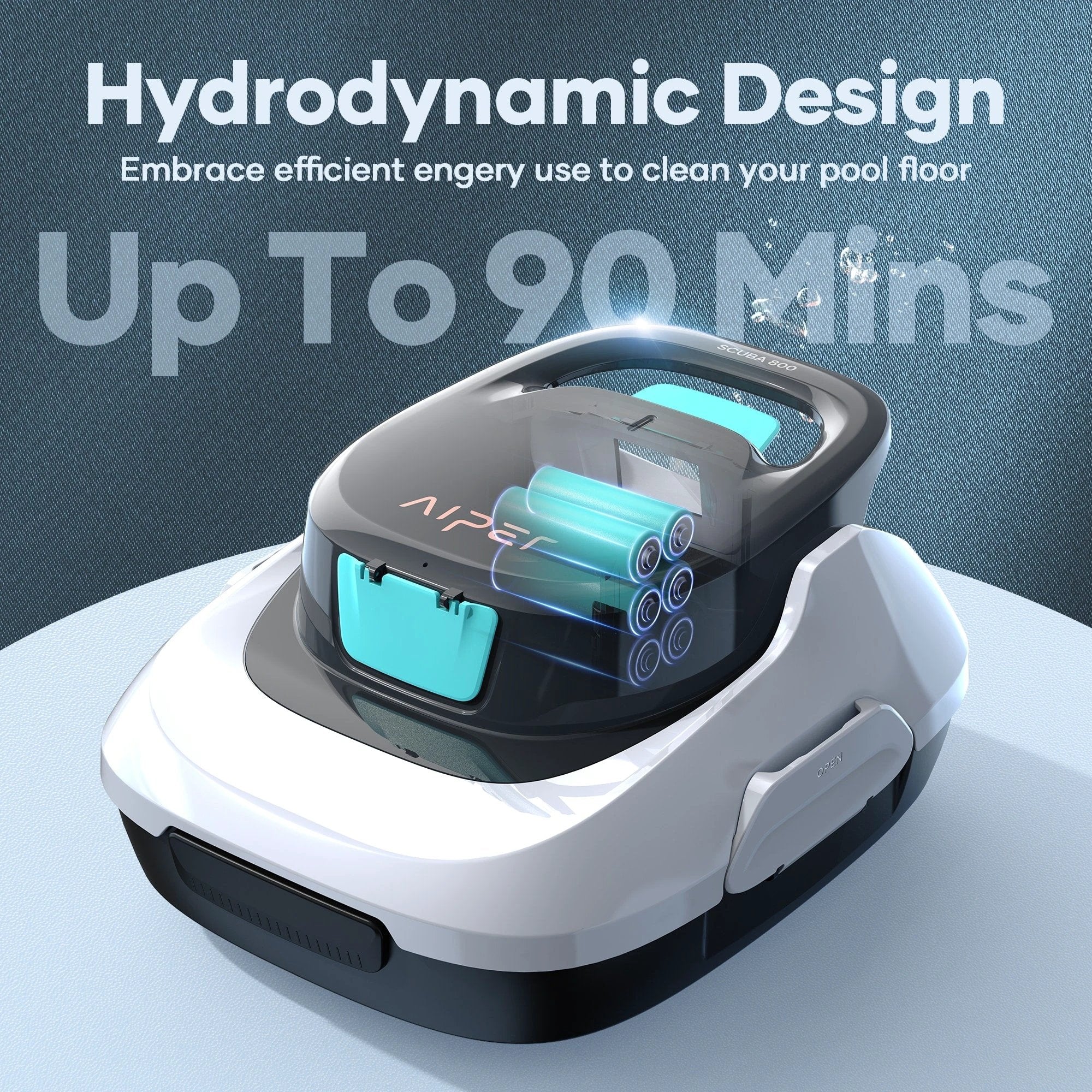 Aiper Scuba 800 Cordless 3.5-in Robotic Pool Vacuum by Duckies Pool Supply