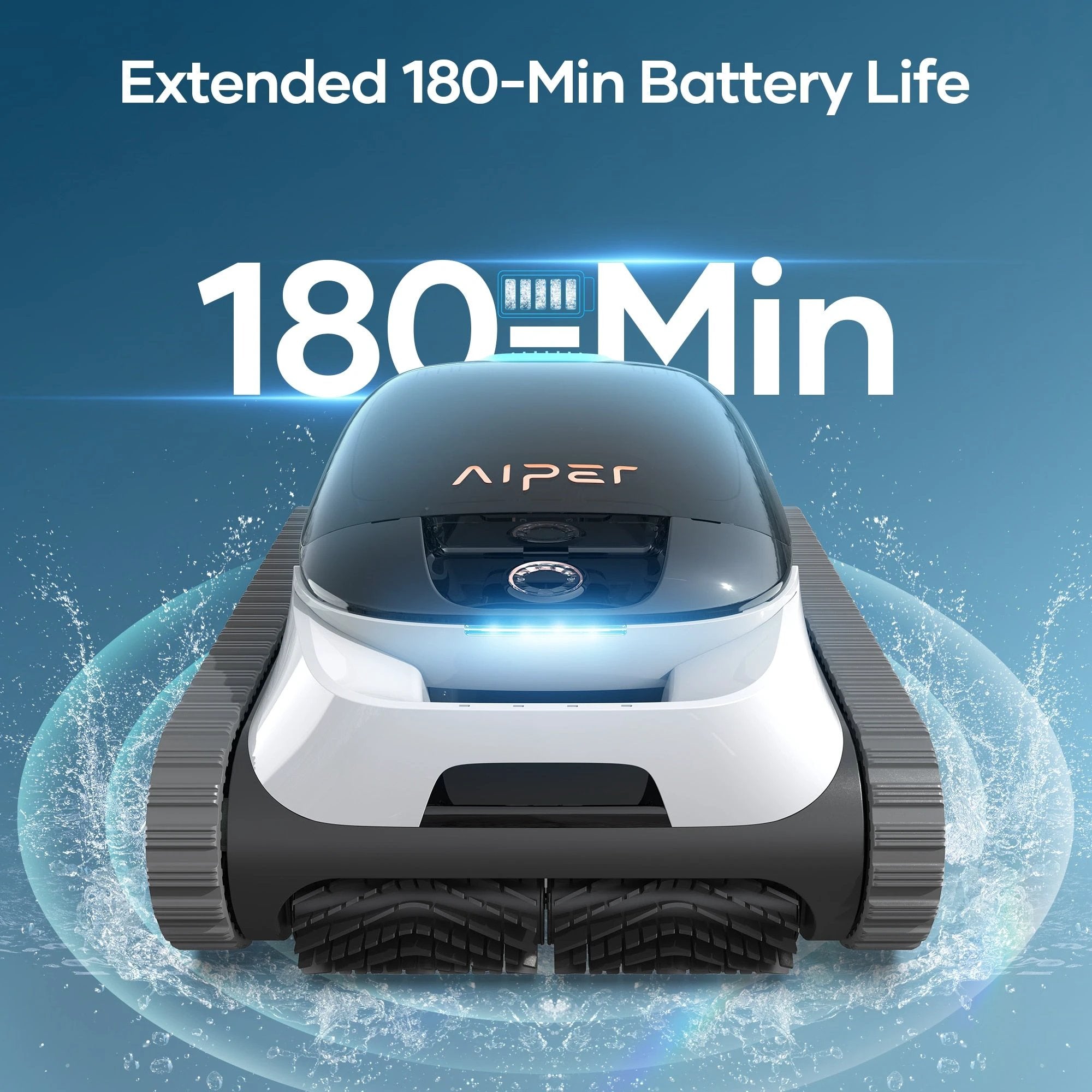 Aiper Scuba N1 Plus Cordless 6.1-in Robotic Pool Vacuum by Duckies Pool Supply