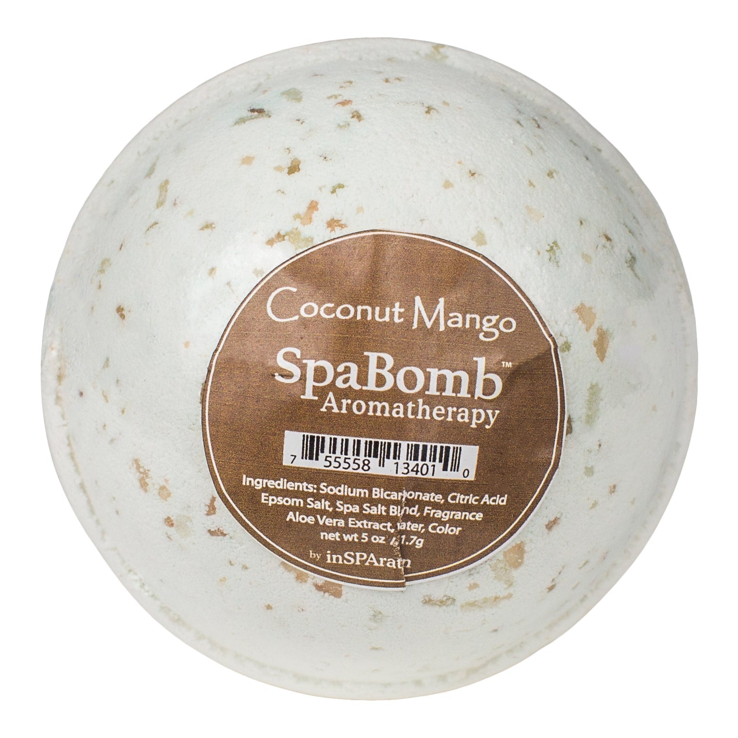 InSPAration Coconut Mango SpaBomb Aromatherapy for Relaxation and Blissful Spa Experience
