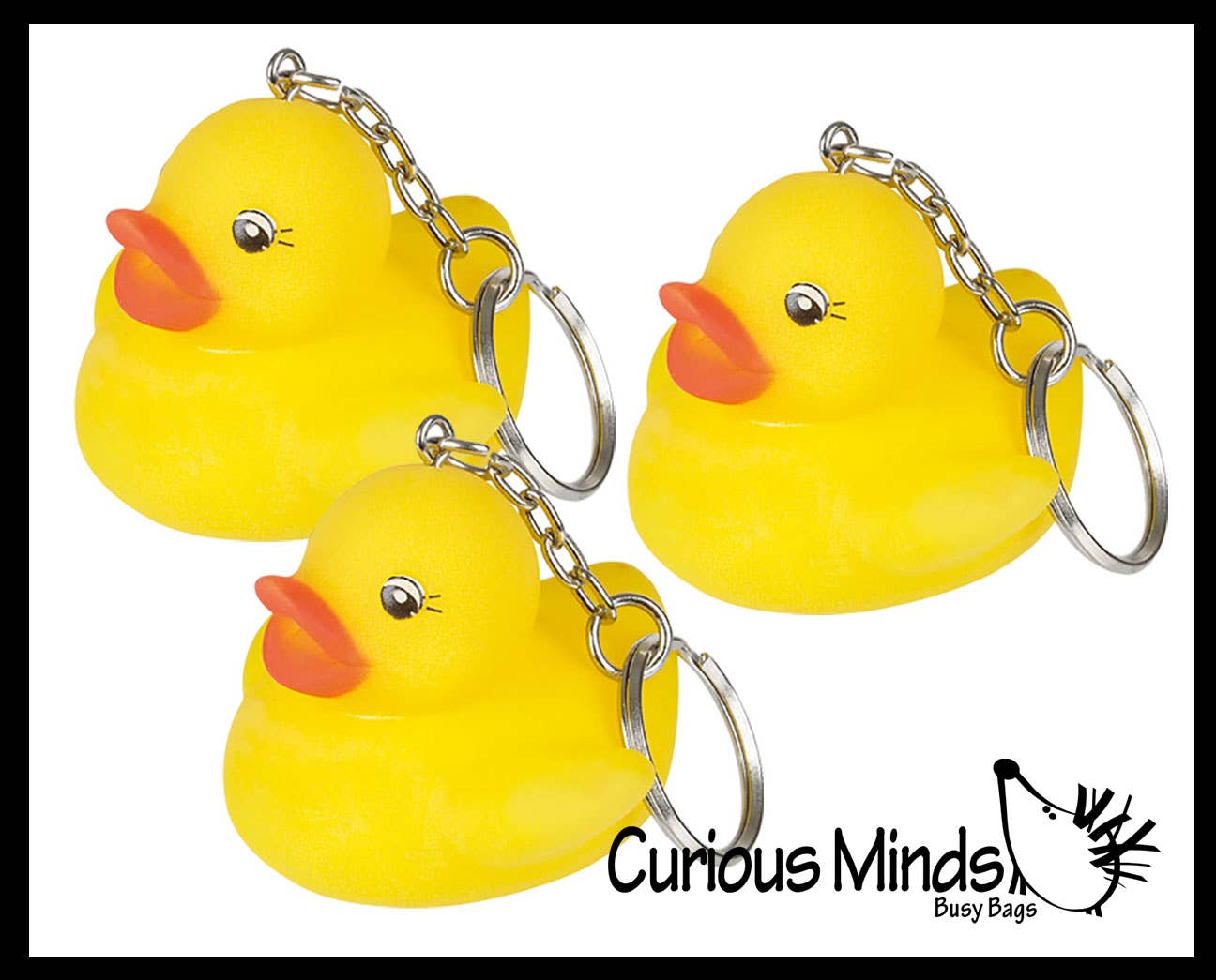 Mini Rubber Ducky Keychain