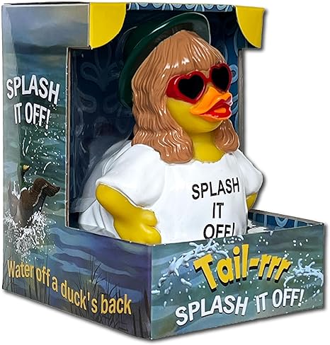 CelebriDucks - Duck Floating Rubber Bath Toy Collectible Gift for Kids and Adults