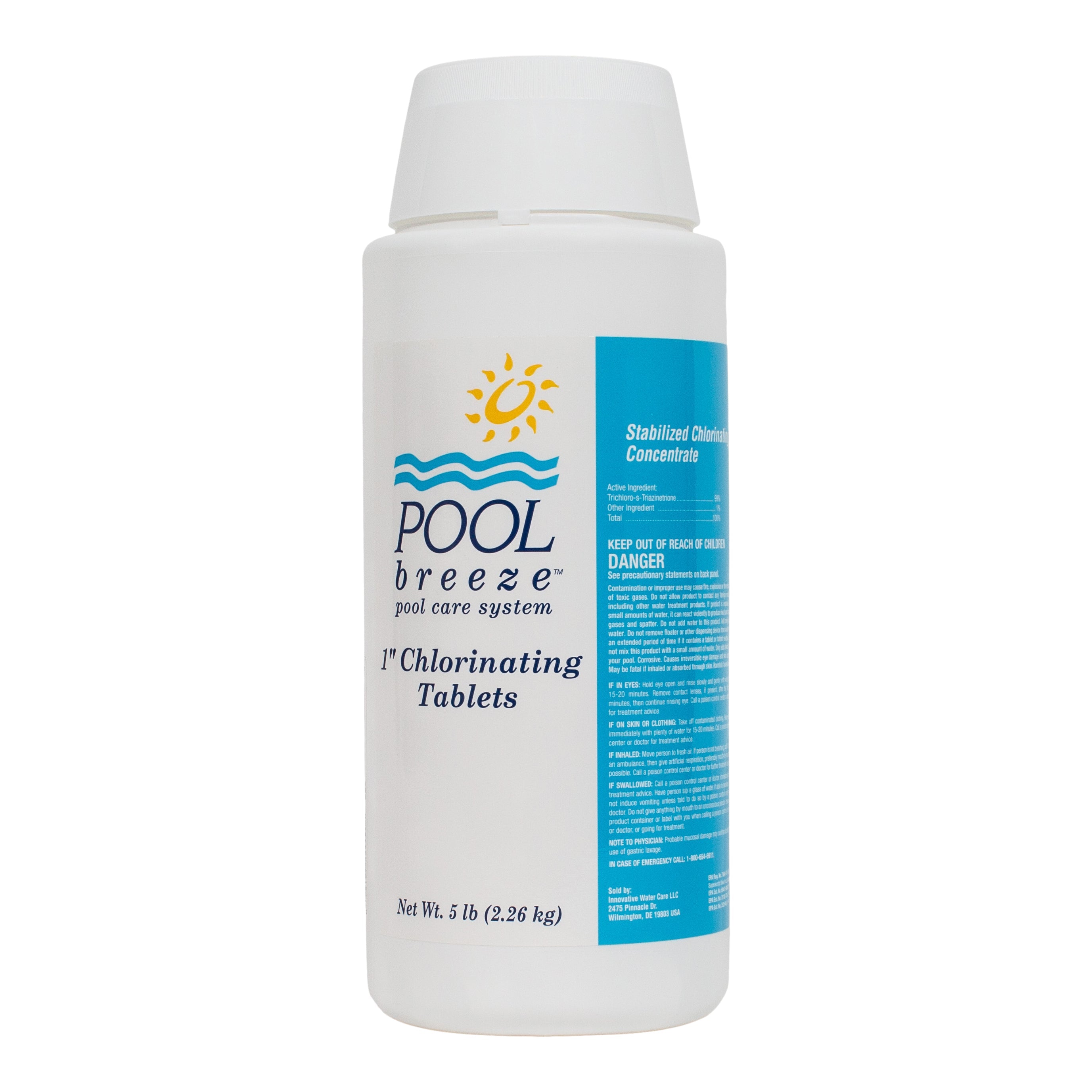 Pool Breeze Stabilized Chlorinating Tablets 1 Inch For Pool
