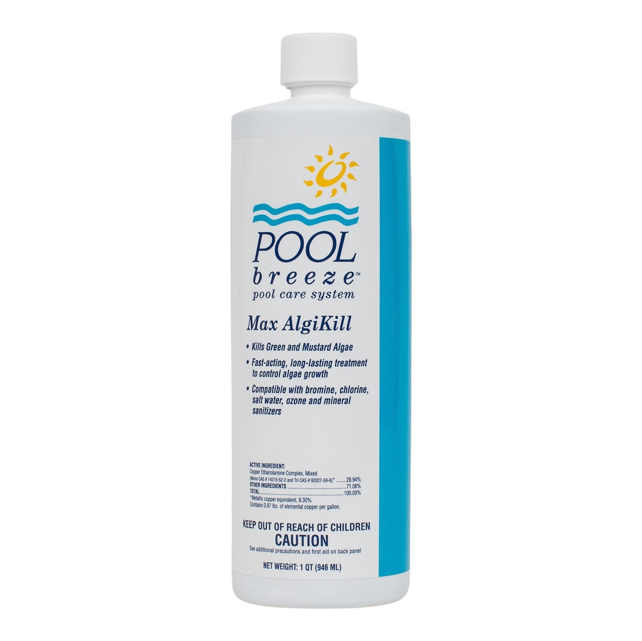 Pool Breeze Max Algikill Algaecide For Chlorine Pools Fast Acting by Pool Breeze