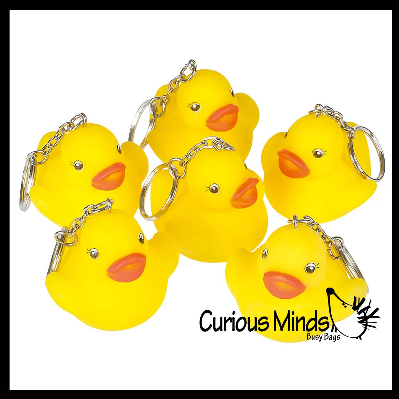 Mini Rubber Ducky Keychain