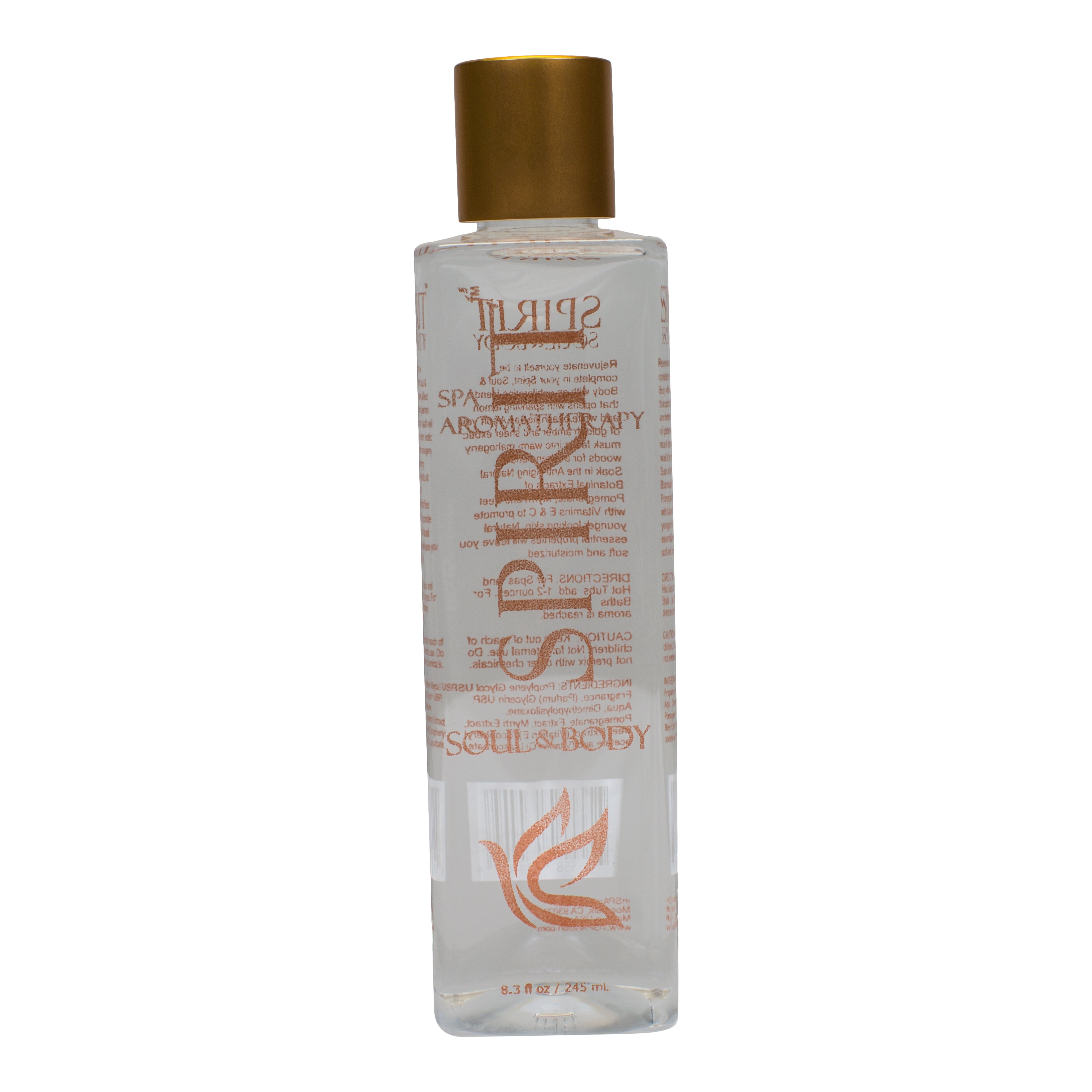 InSPAration Signature Spirit Soul and Body Liquid Aromatherapy with White Peach Nectar and Golden Amber