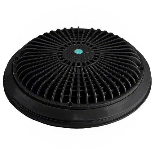 AquaStar 10" Round Star Universal Suction Outlet Cover - Black by AquaStar