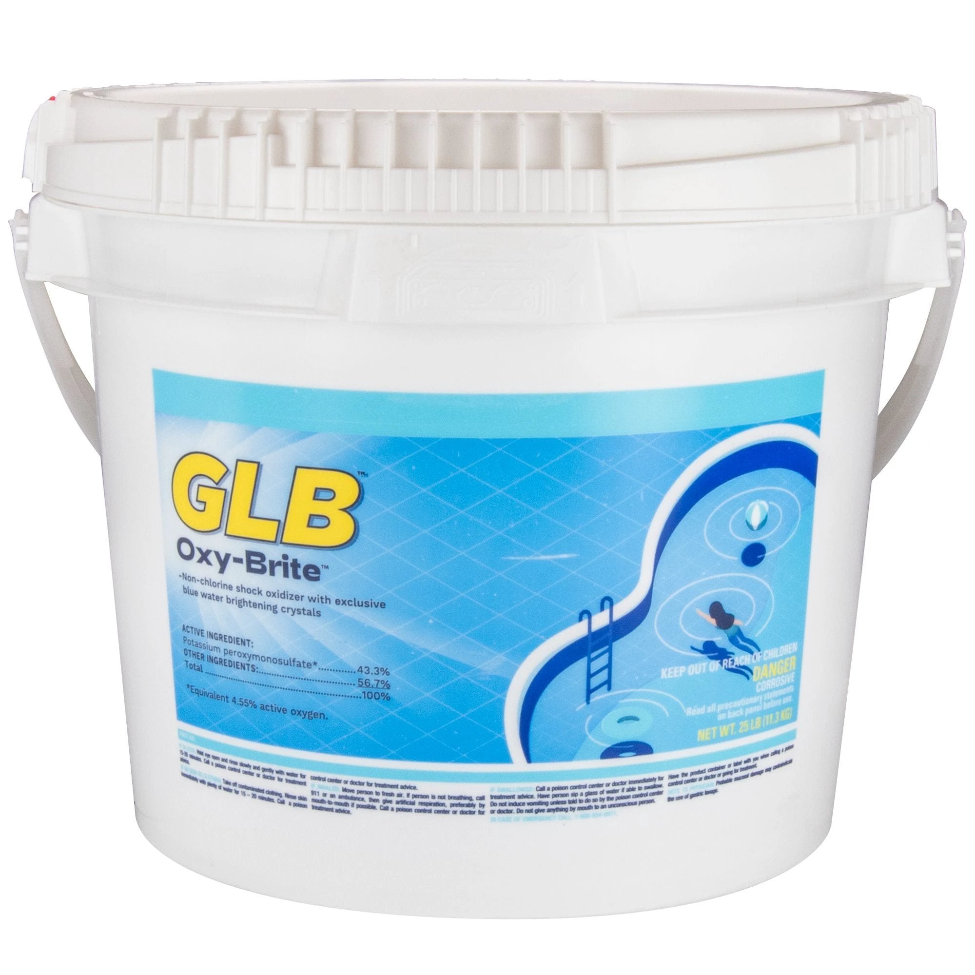GLB 71424A Oxy-Brite Non-Chlorine Shock, 25 lb. by Duckies Pool Supply