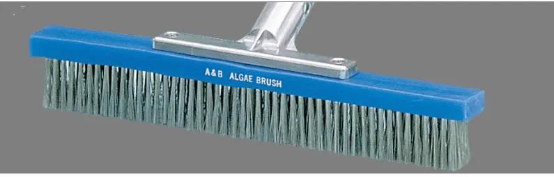 A&B Metal-Back Algae Brush, Stainless Steel Bristles 12" | AAB5020 by AAMPBBrush