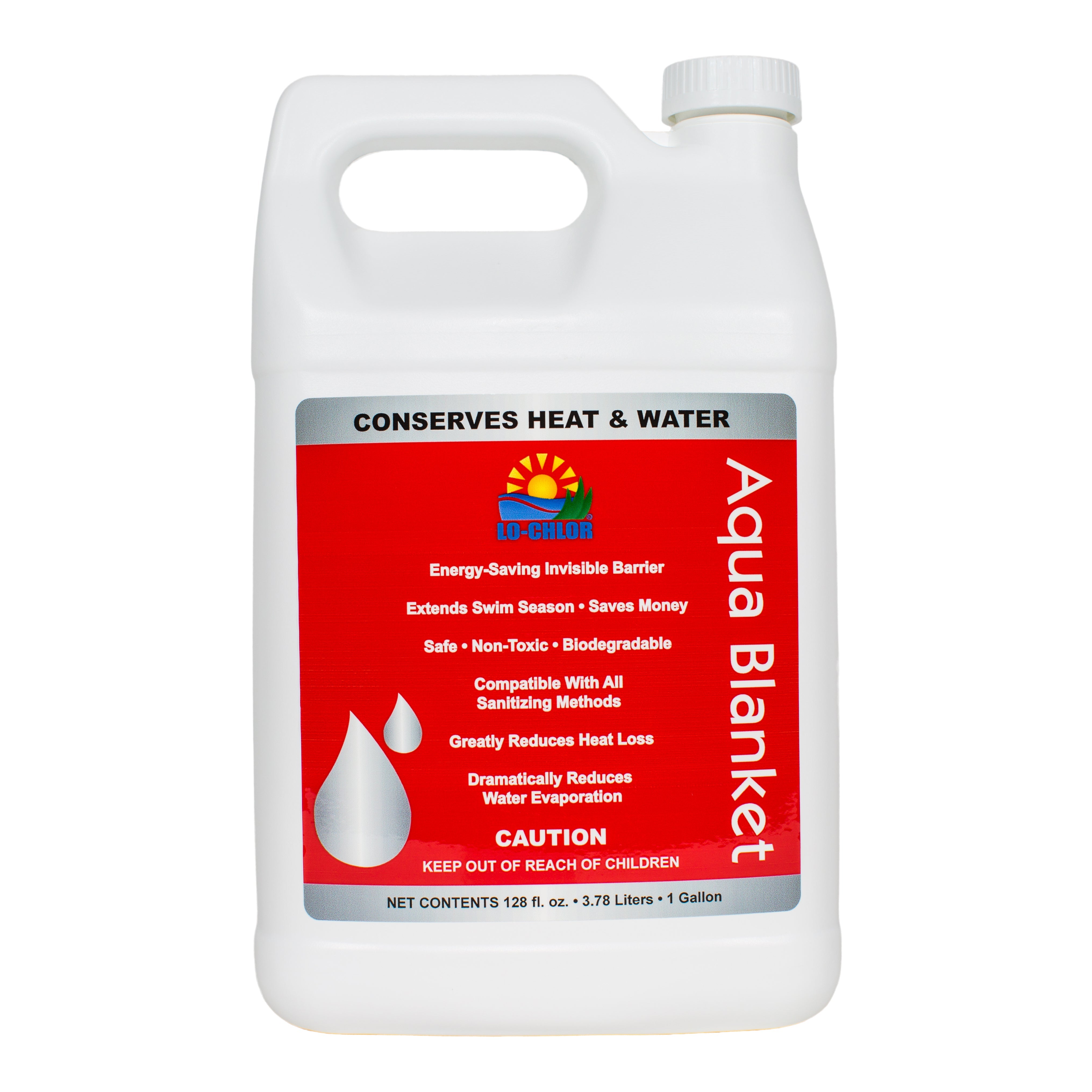 Lo-Chlor Aqua Blanket Pool Water Heat Retention and Evaporation Reduction Formula