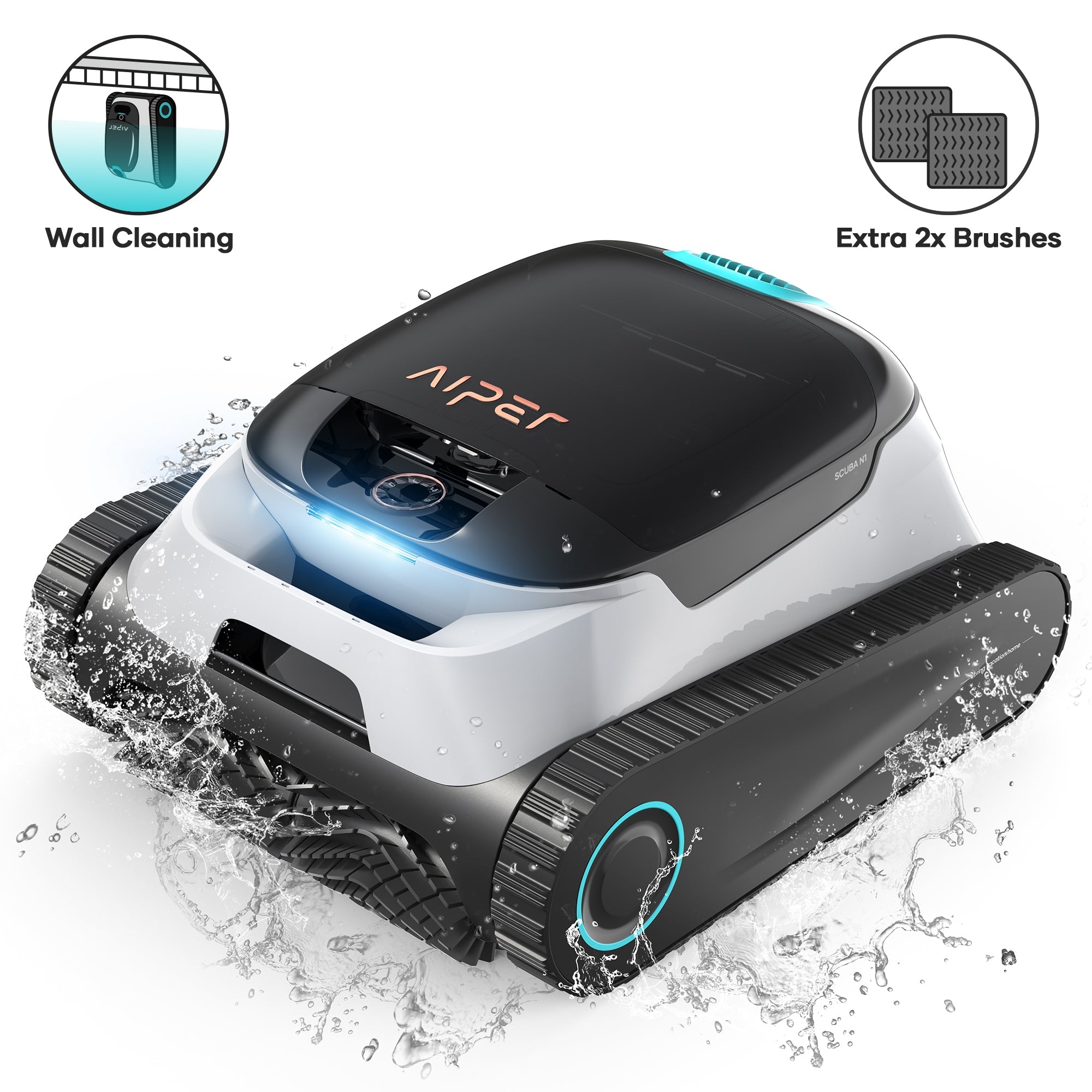 Aiper Scuba N1 Cordless Robotic Pool Cleaner Inground Pools
