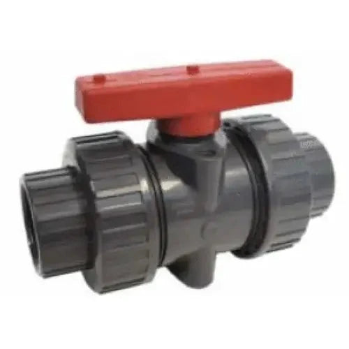 American Granby ITUV300SE Sch80 Ball Valve 3" Pvc T-union Gray by Duckies Pool Supply