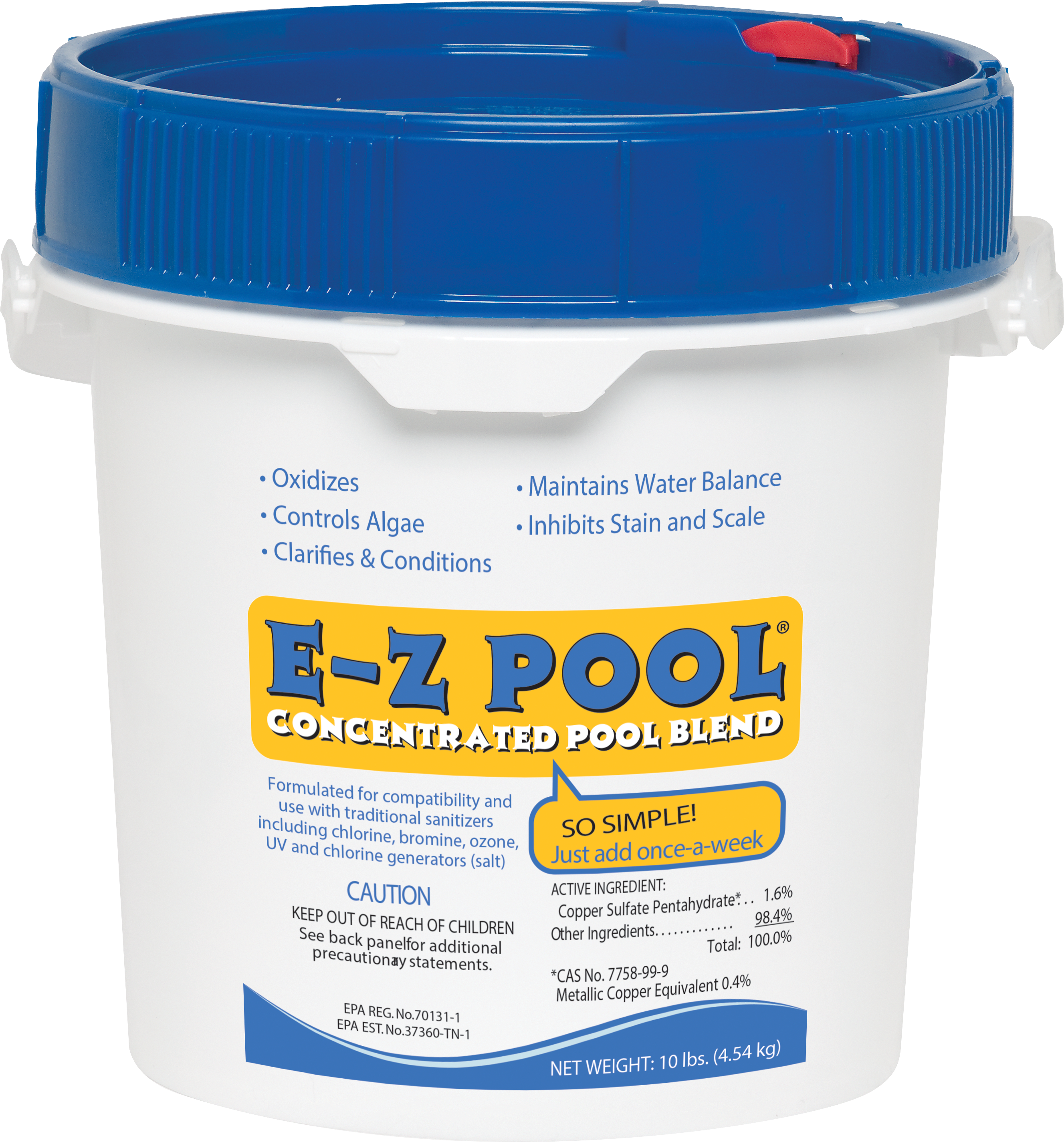 E-Z Pool Concentrated Pool Blend 10LB | EZP10 by EDASHZPool