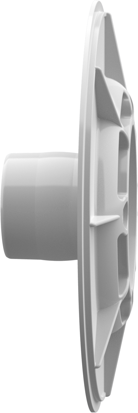 Aquastar White Sumpless Bulkhead , 6" | 615SI101 by AquaStar