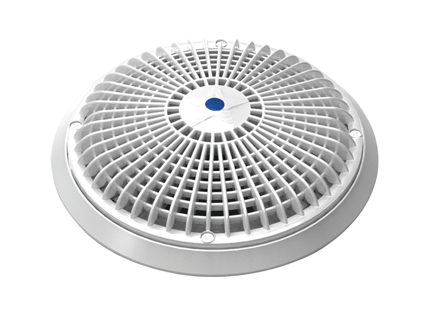 AquaStar 10" Round Star Sumpless Suction Outlet Cover, Universal Adapter Kit and Mud Frame, Light Gray | A10RCFR103 by AquaStar