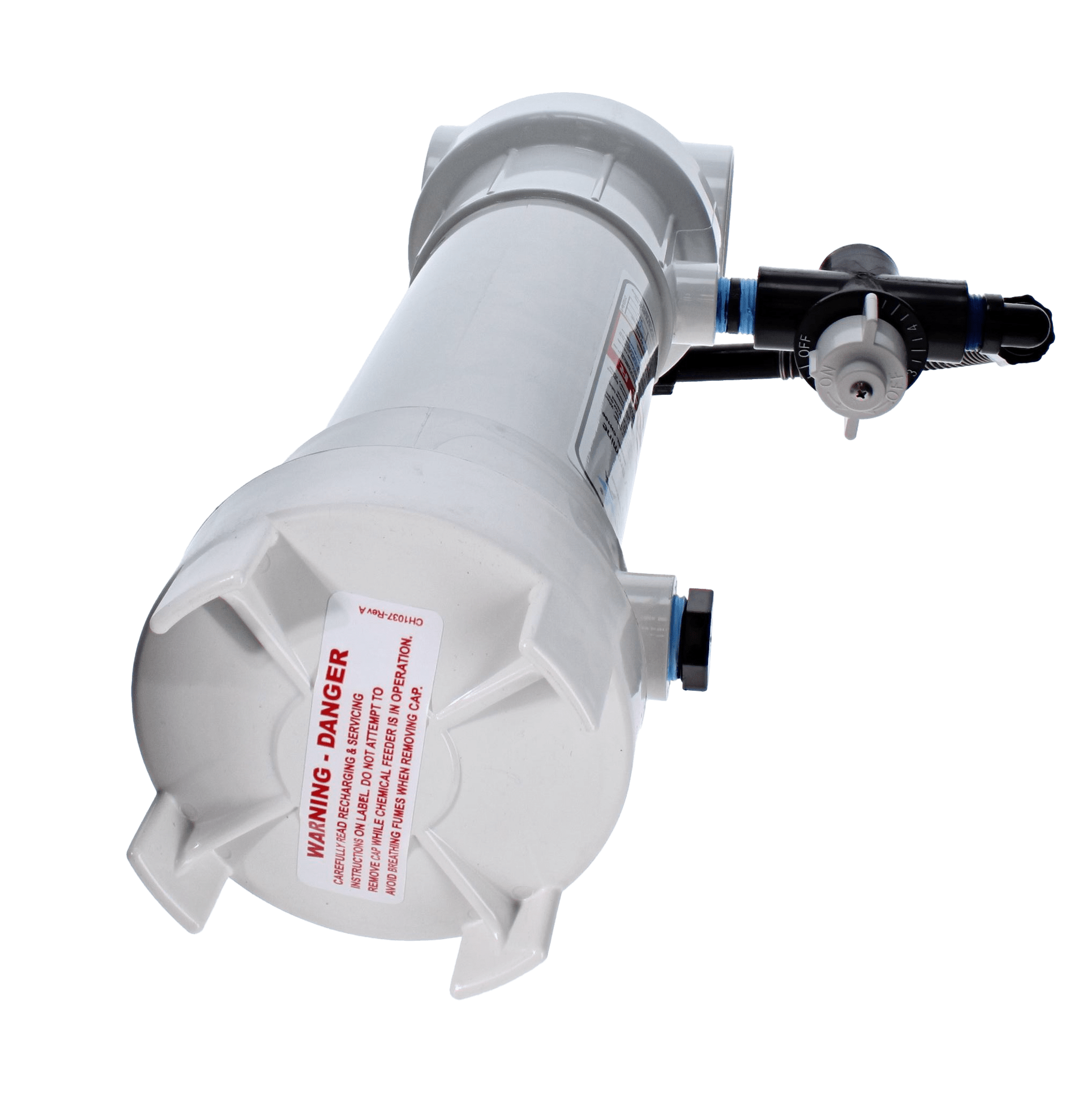 Aquastar ChemStar In-Line Chlorinator, 2" PVC Slip Fittings, Includes Adapters for 1.5" and Control Valve | CH100 by AquaStar