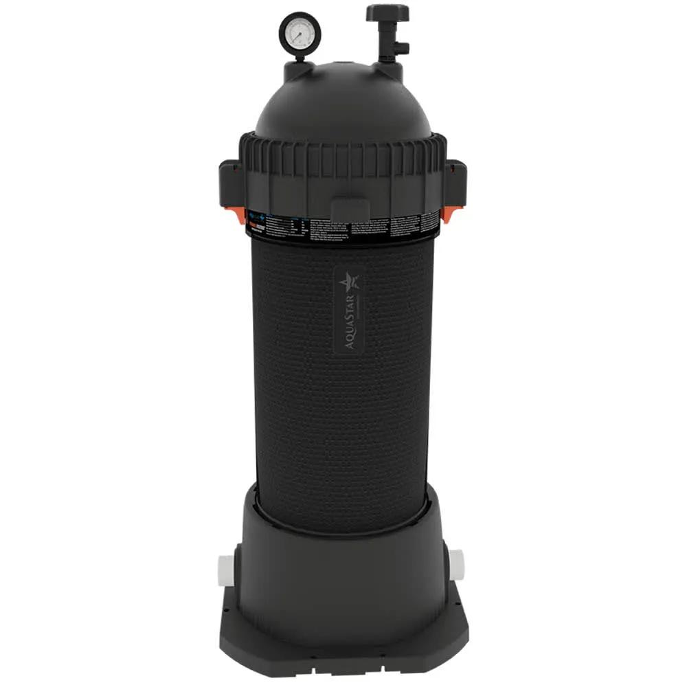 AquaStar Pipeline Cartridge Filter, Small Footprint, Big Filtration, 250 sq. ft, 35,000 gallons | PLF35000 by AquaStar