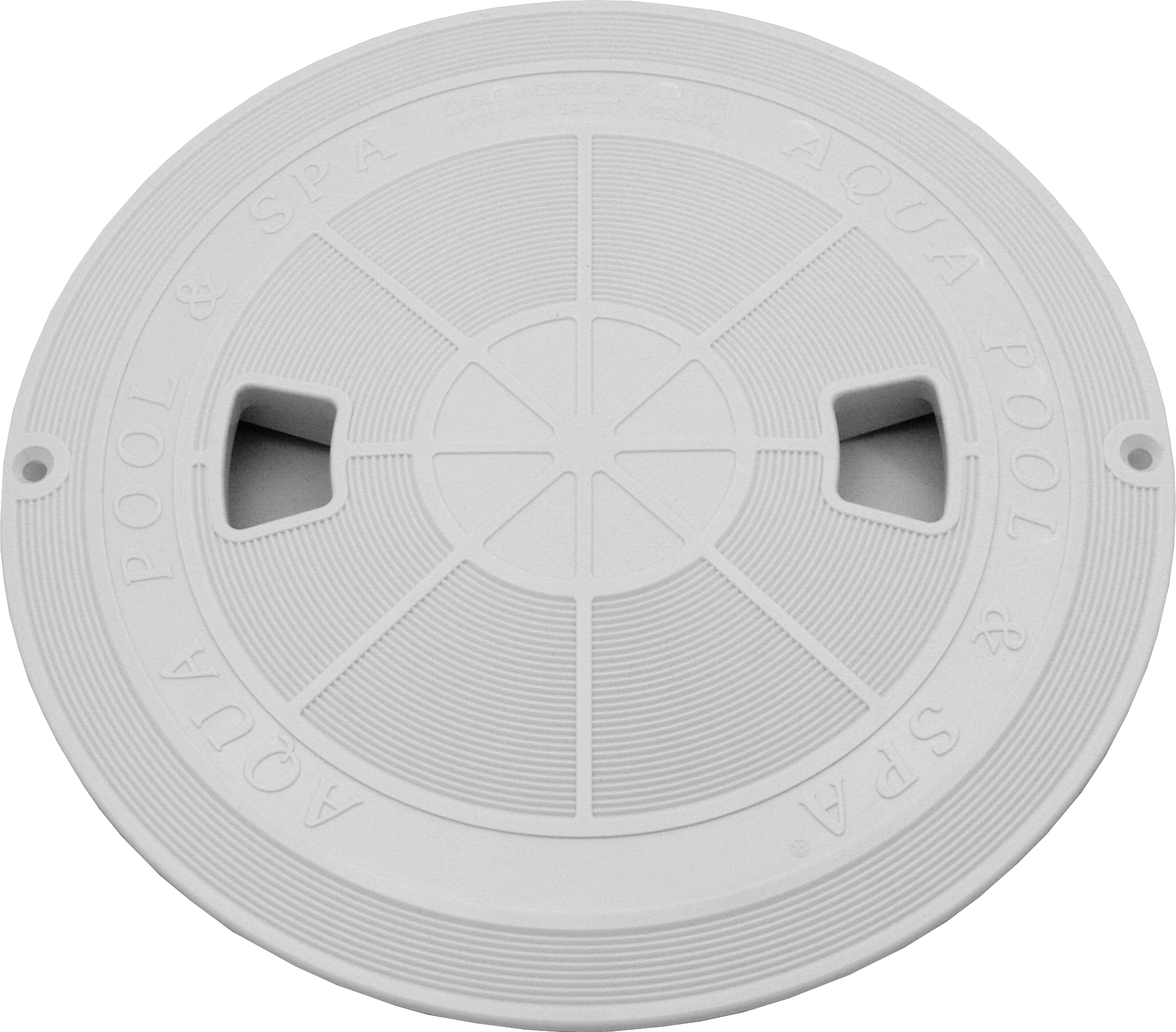 AquaStar Round Skimmer Lid (Fits Sta-Rite Size Skimmers) with Custom Name, Tan | RT108A-5 by AquaStar