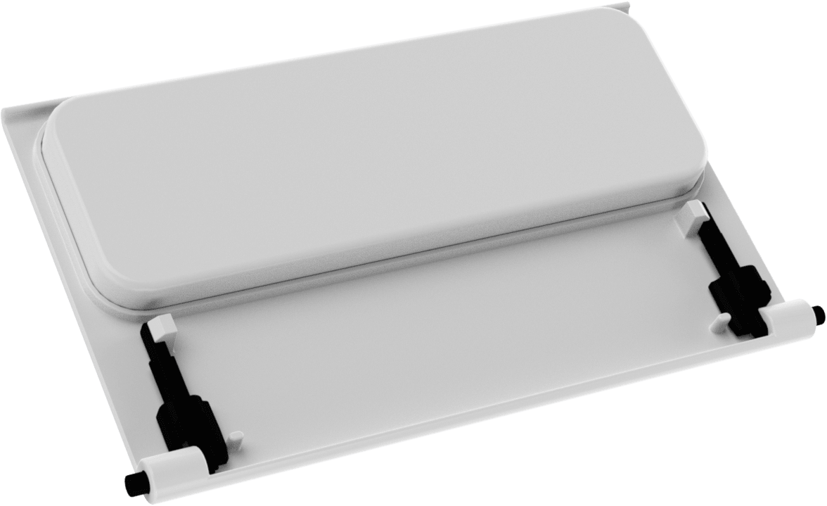 AquaStar Weir Plate Assembly for Standard & Vinyl/Fiberglass Skimmers, Includes Weir Clip Locks, Light Gray | SKWD103 by AquaStar