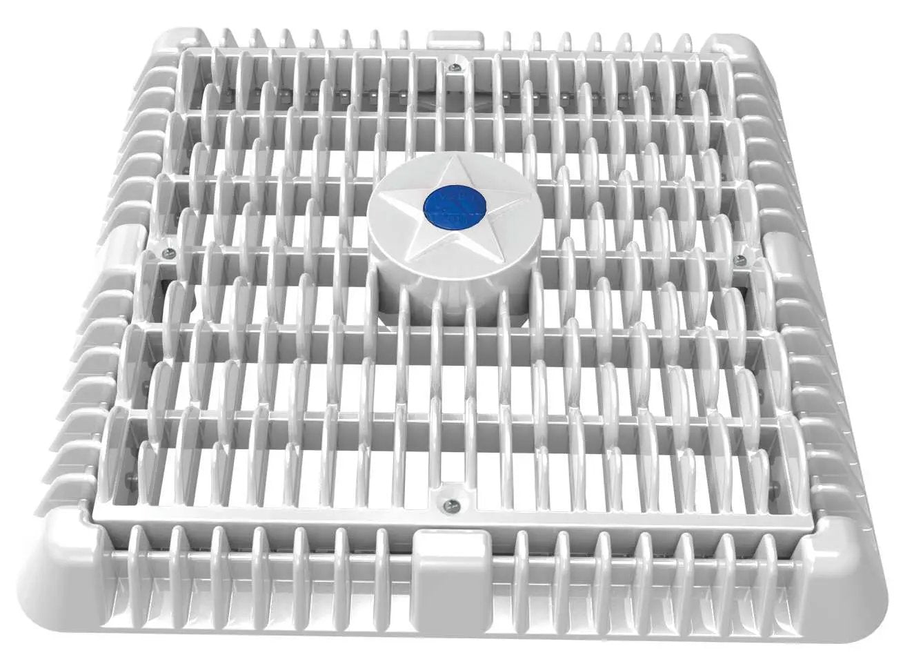 AquaStar 9" Square Wave Anti-Entrapment Suction Outlet Cover, Vented Riser Ring and Mud Frame, White | 55051 by AquaStar