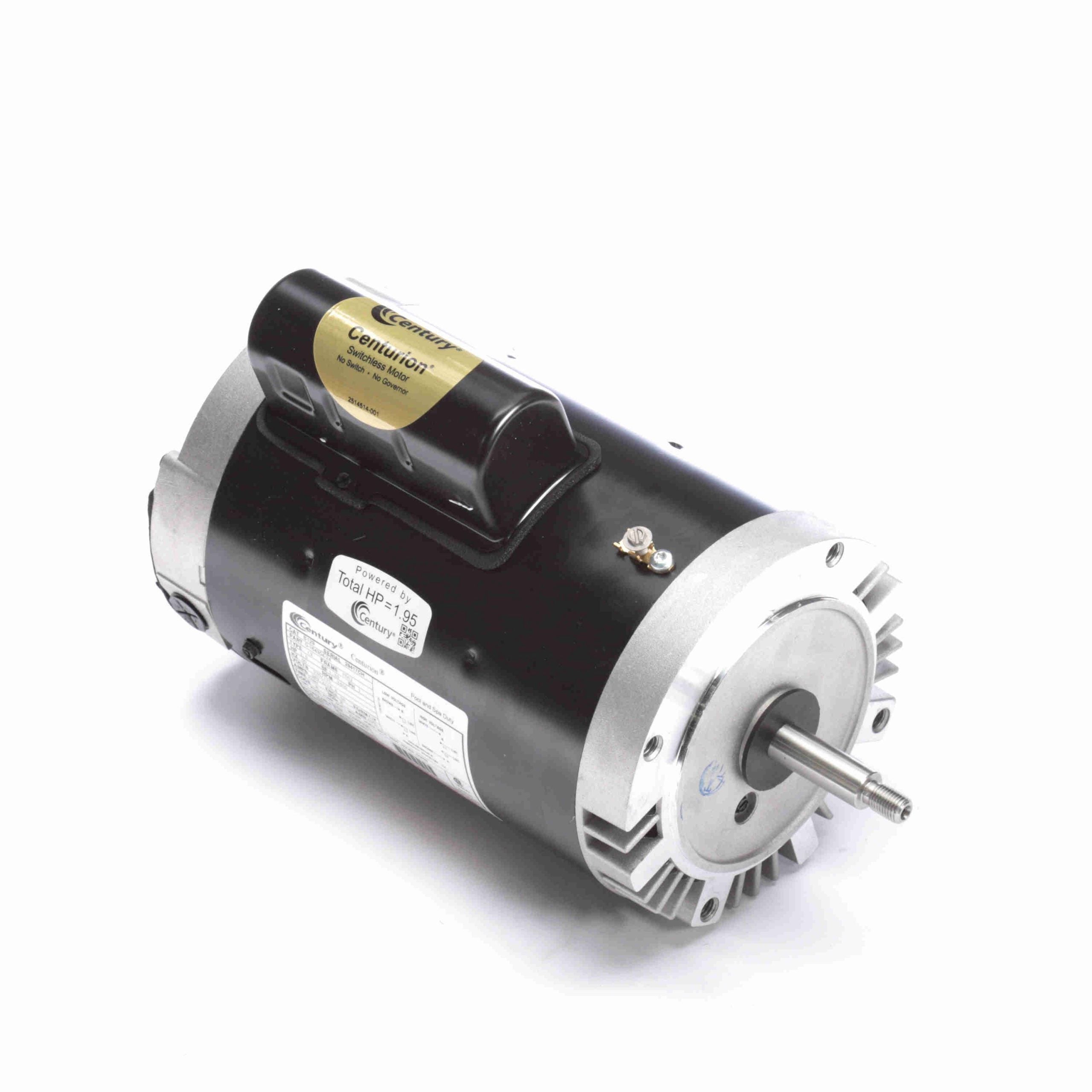 Century ODP Threaded Pool And Spa Pump Motor 1.5 HP