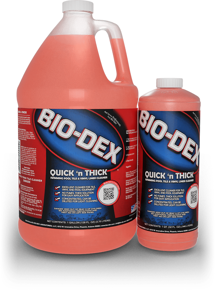 Bio-Dex Quick 'N Thick Tile Cleaner 1 Gallon Bottle 4/Case | QT04 by BioMINUSDex