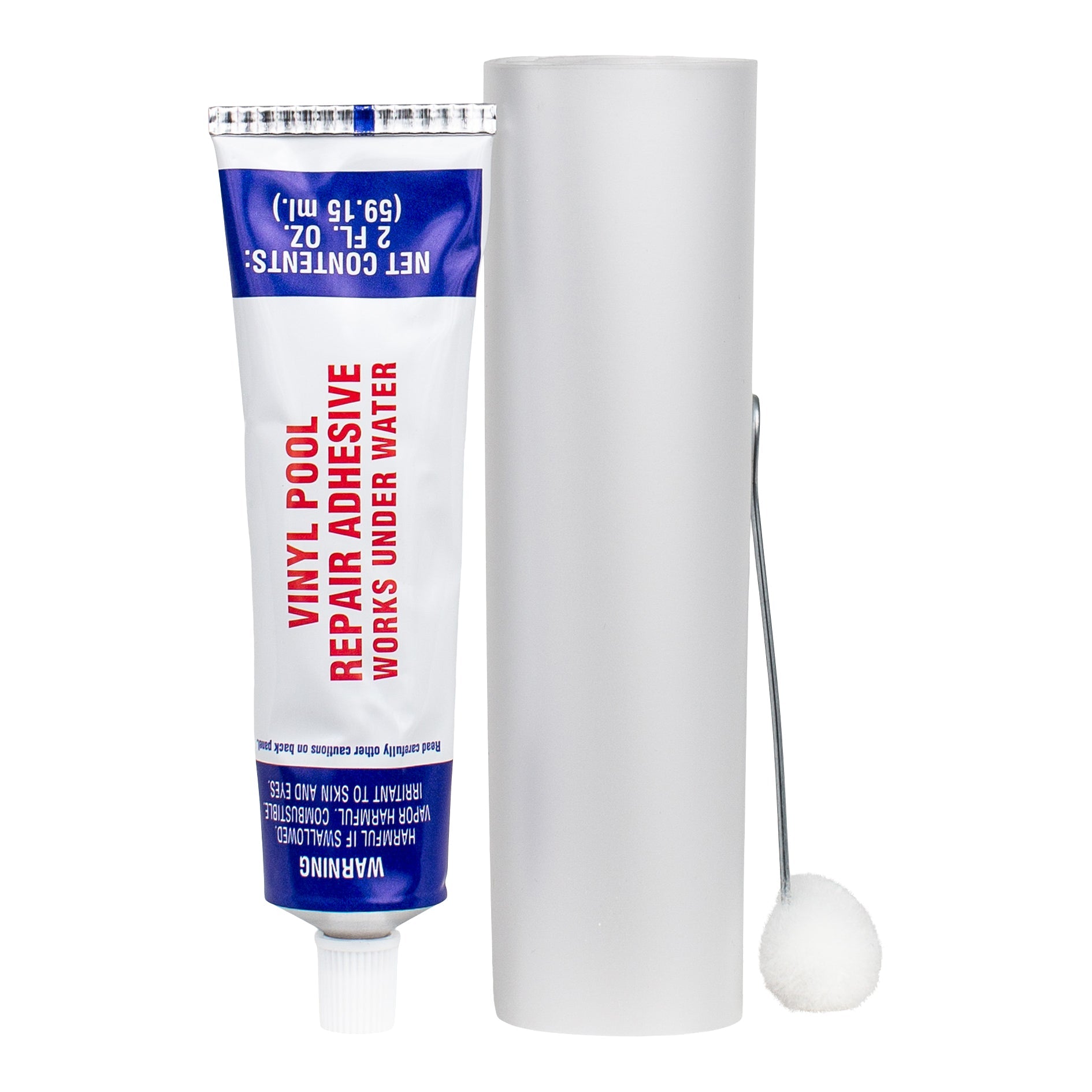 Boxer Adhesives 859 Vinyl Pool Repair Kit with 2 Ounce Adhesive and 130 Square Inches Patching Material
