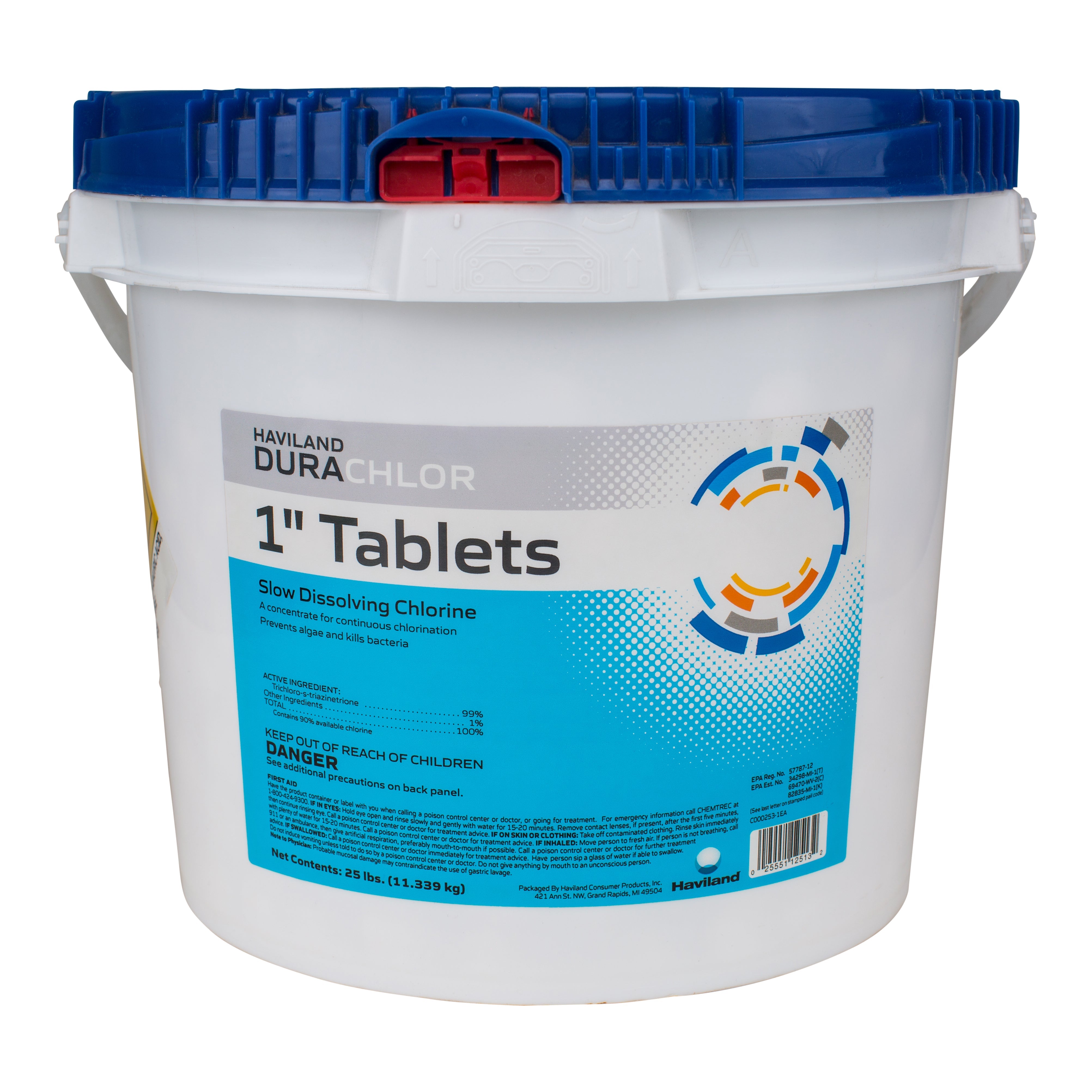 Haviland Durachlor 1 Inch Tablets for Long Lasting Pool Chlorination