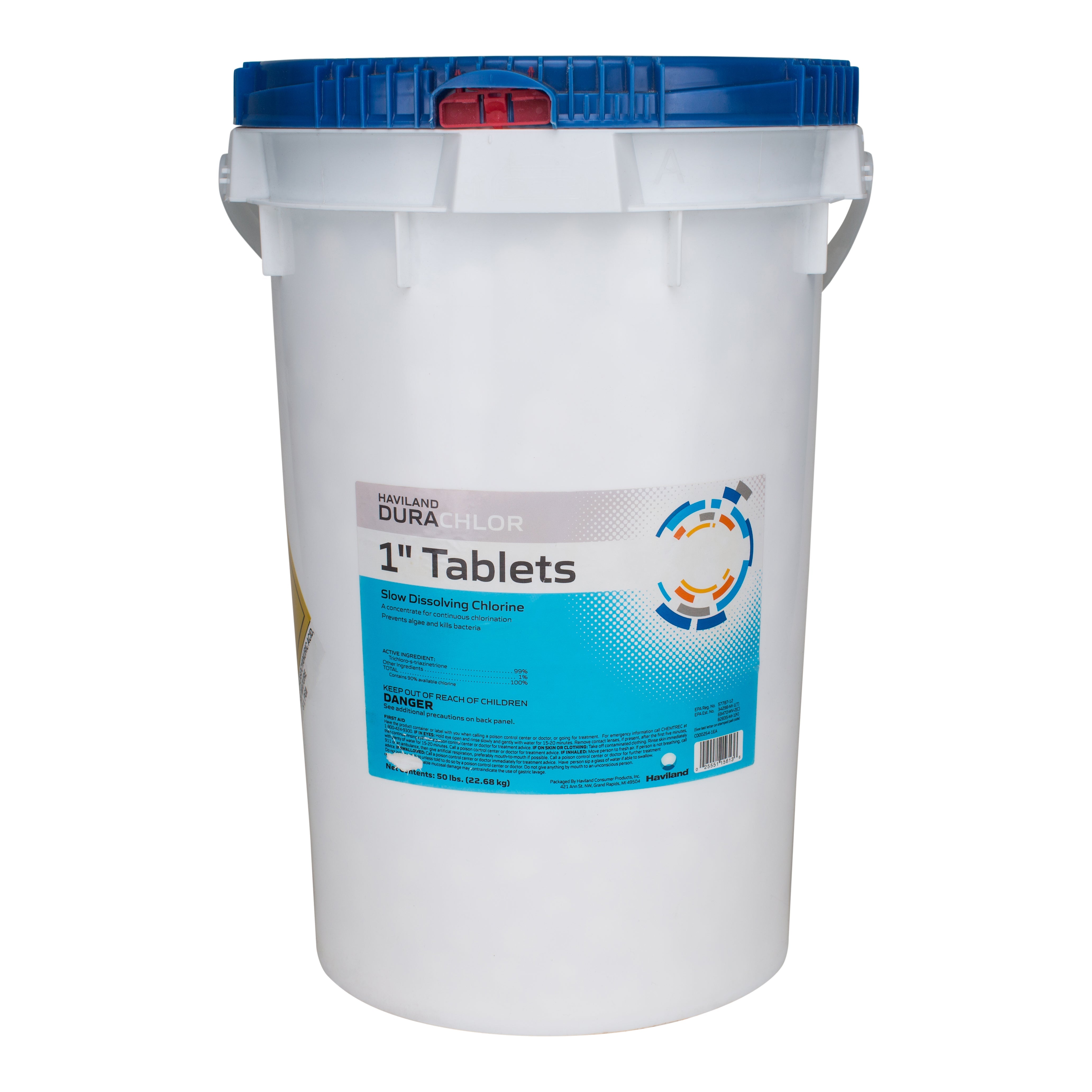 Haviland Durachlor 1 Inch Tablets for Long Lasting Pool Chlorination