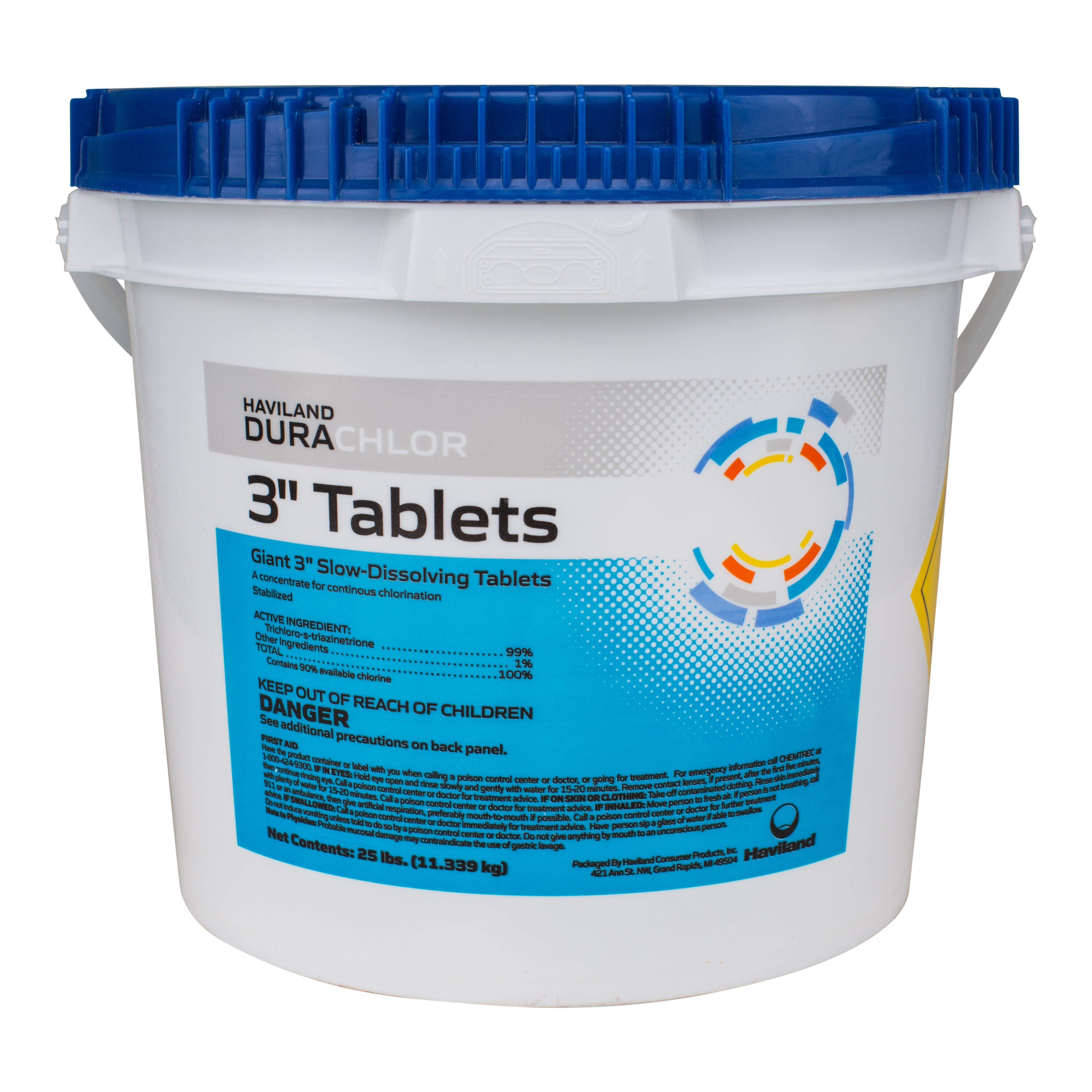 Haviland Durachlor 3 Inch Pool Tablets Stabilized Chlorine
