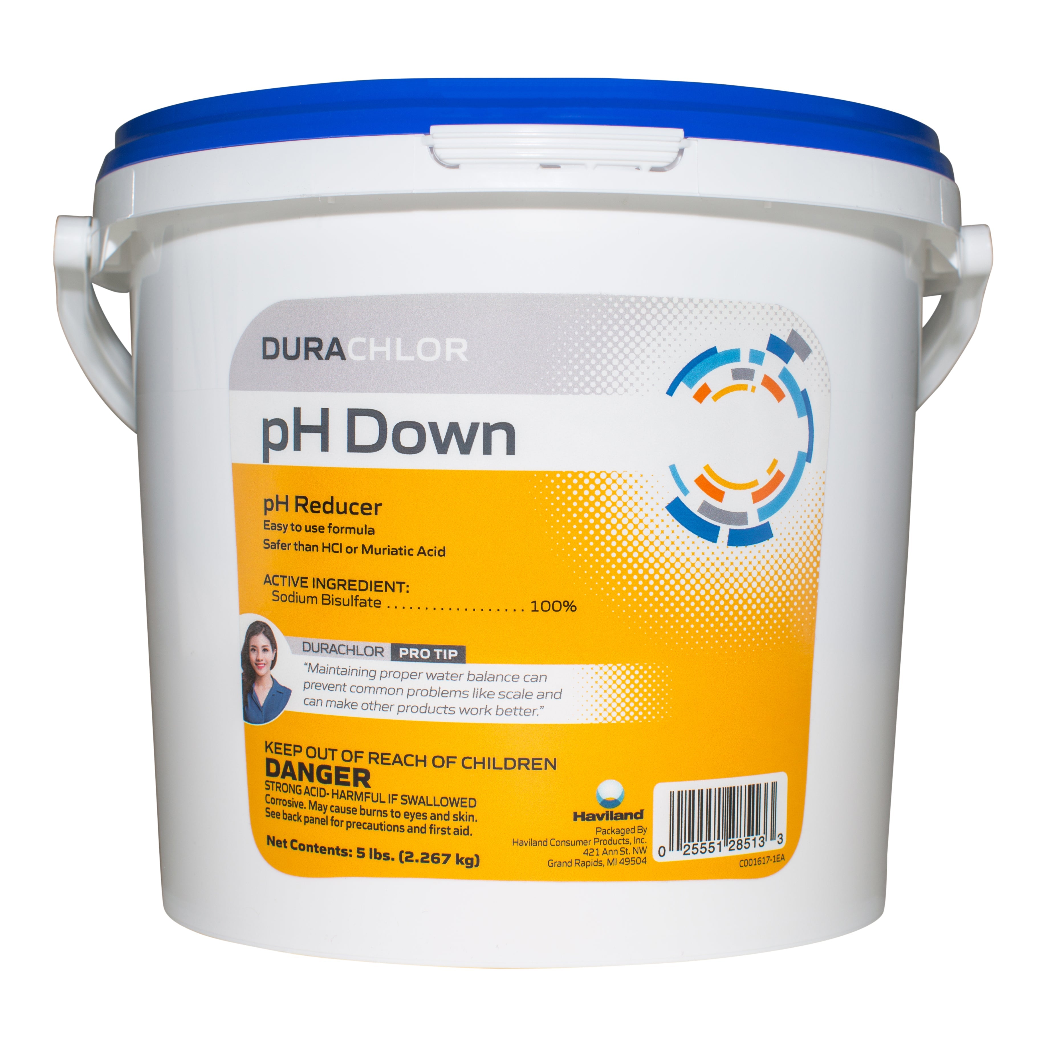 Haviland Durachlor pH Down Granular Formula for Pool Water Treatment