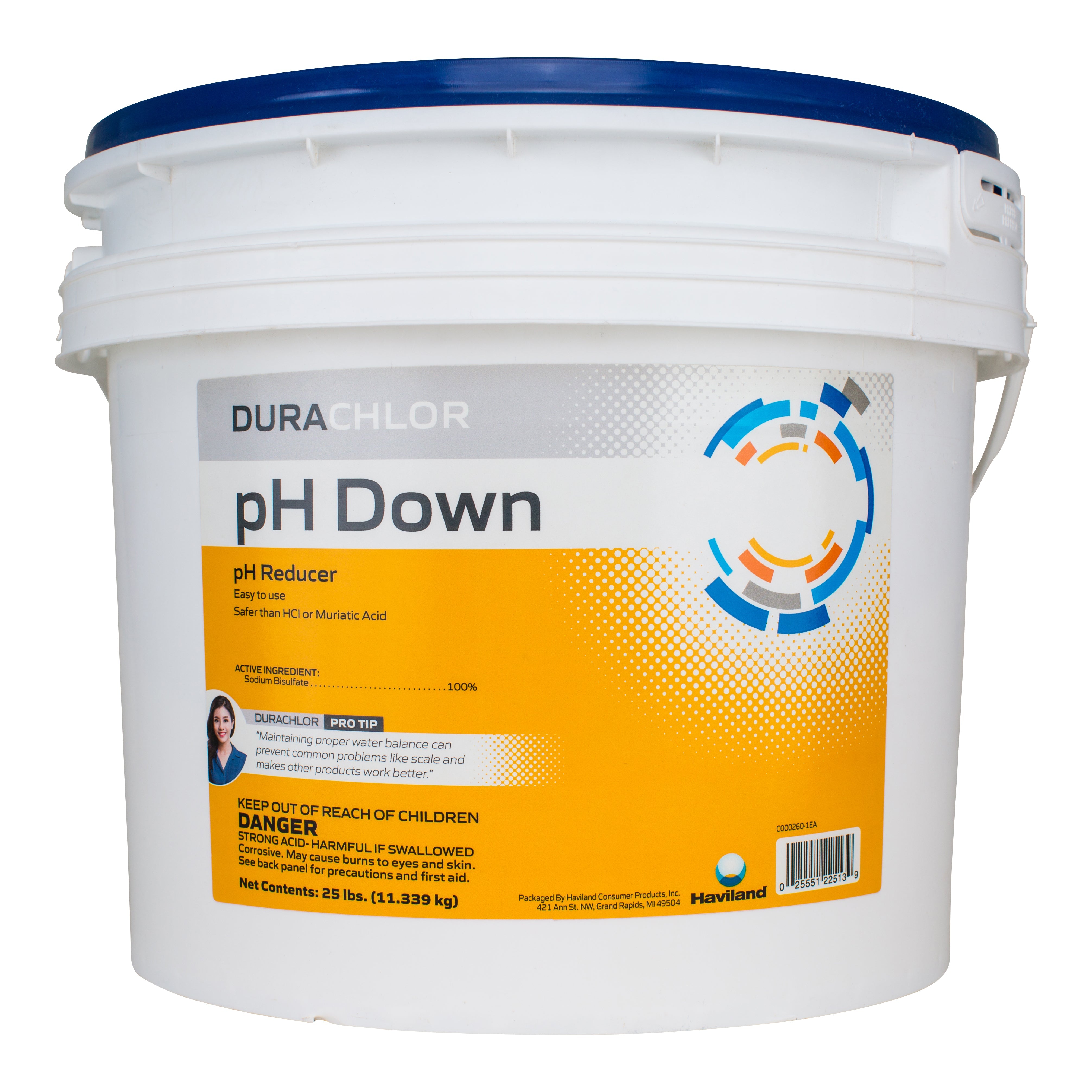 Haviland Durachlor pH Down Granular Formula for Pool Water Treatment