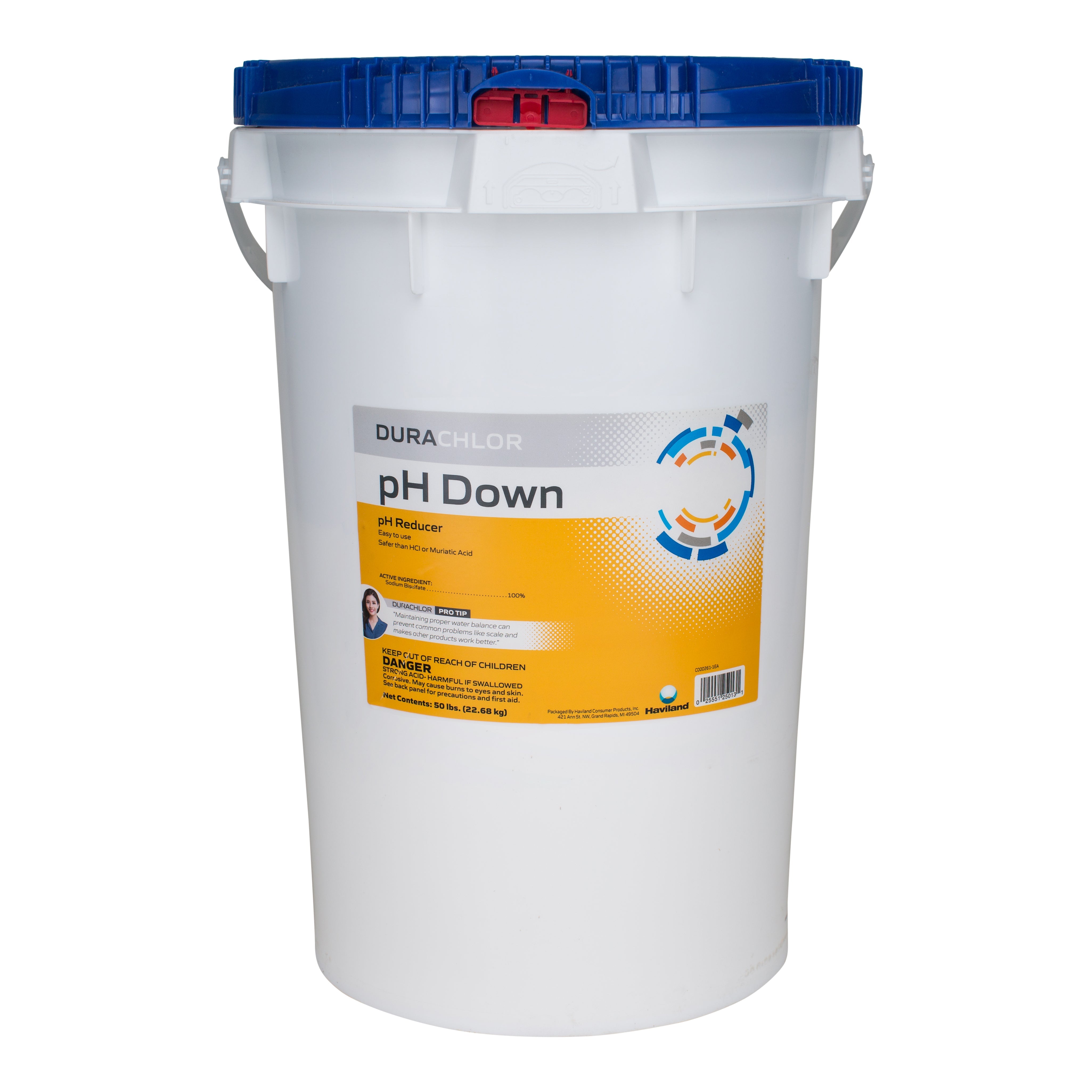 Haviland Durachlor pH Down Granular Formula for Pool Water Treatment