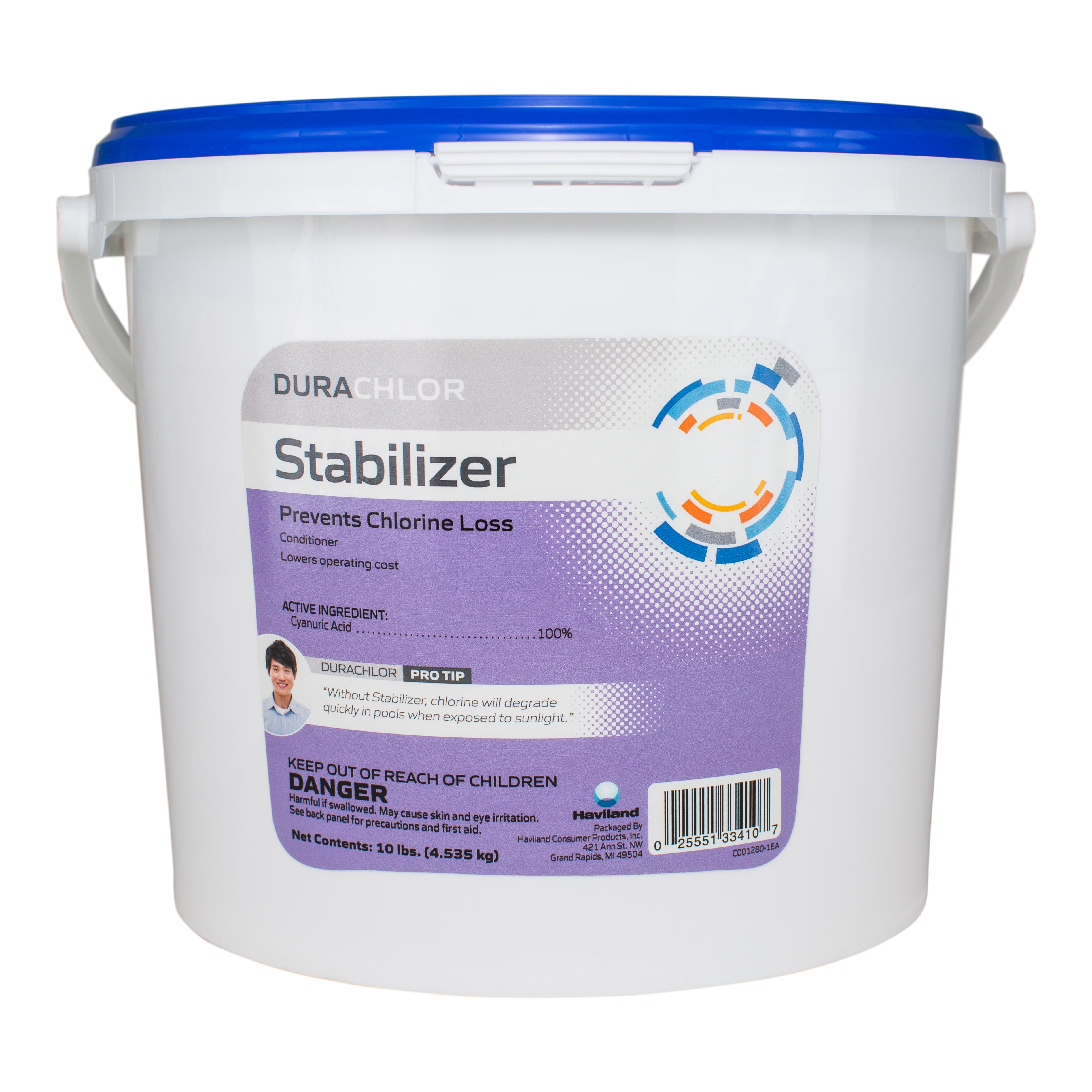 Haviland Durachlor Stabilizer Granular Pool Balancer for Enhanced Chlorine Longevity